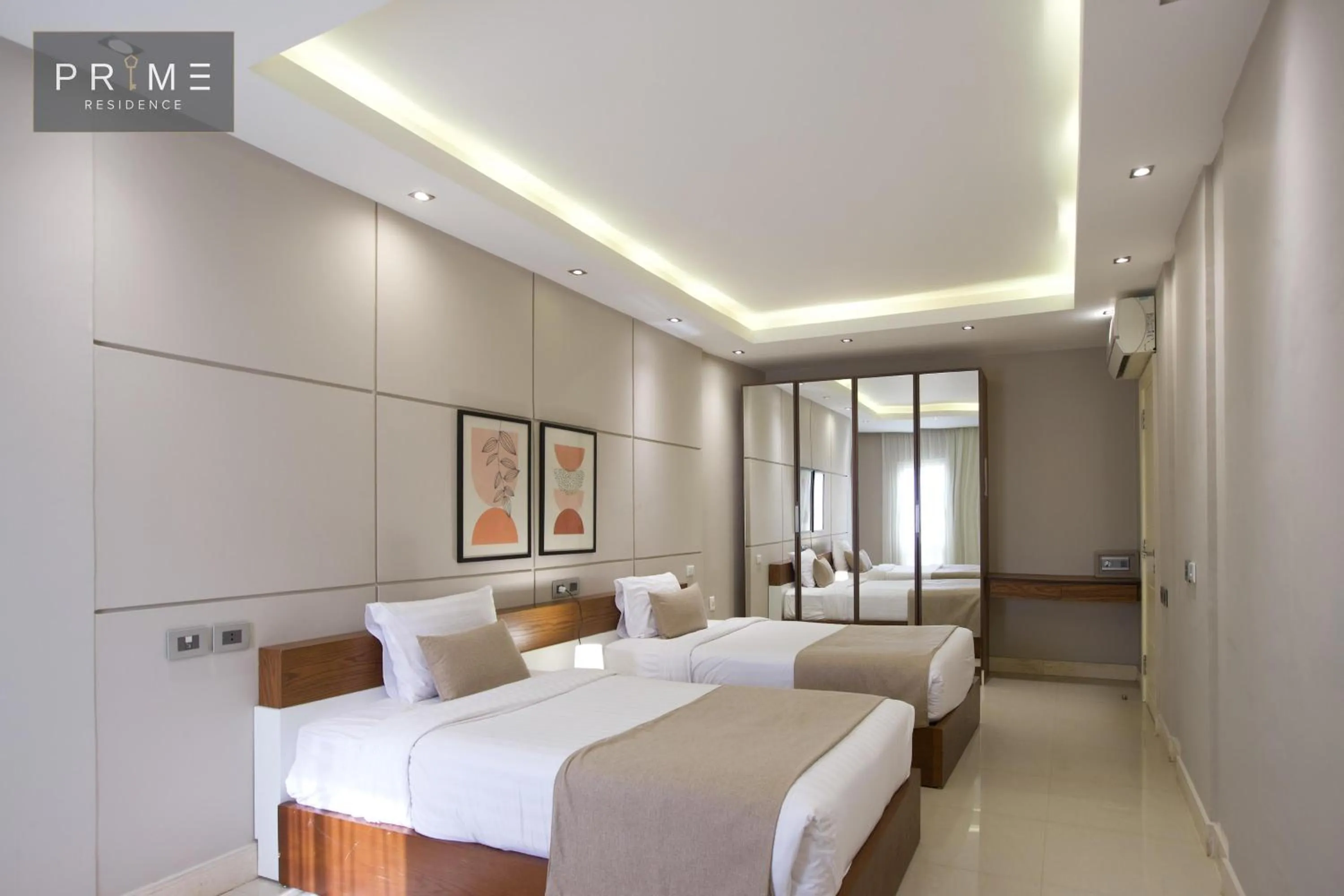 Photo of the whole room, Bed in Prime Residence New Cairo