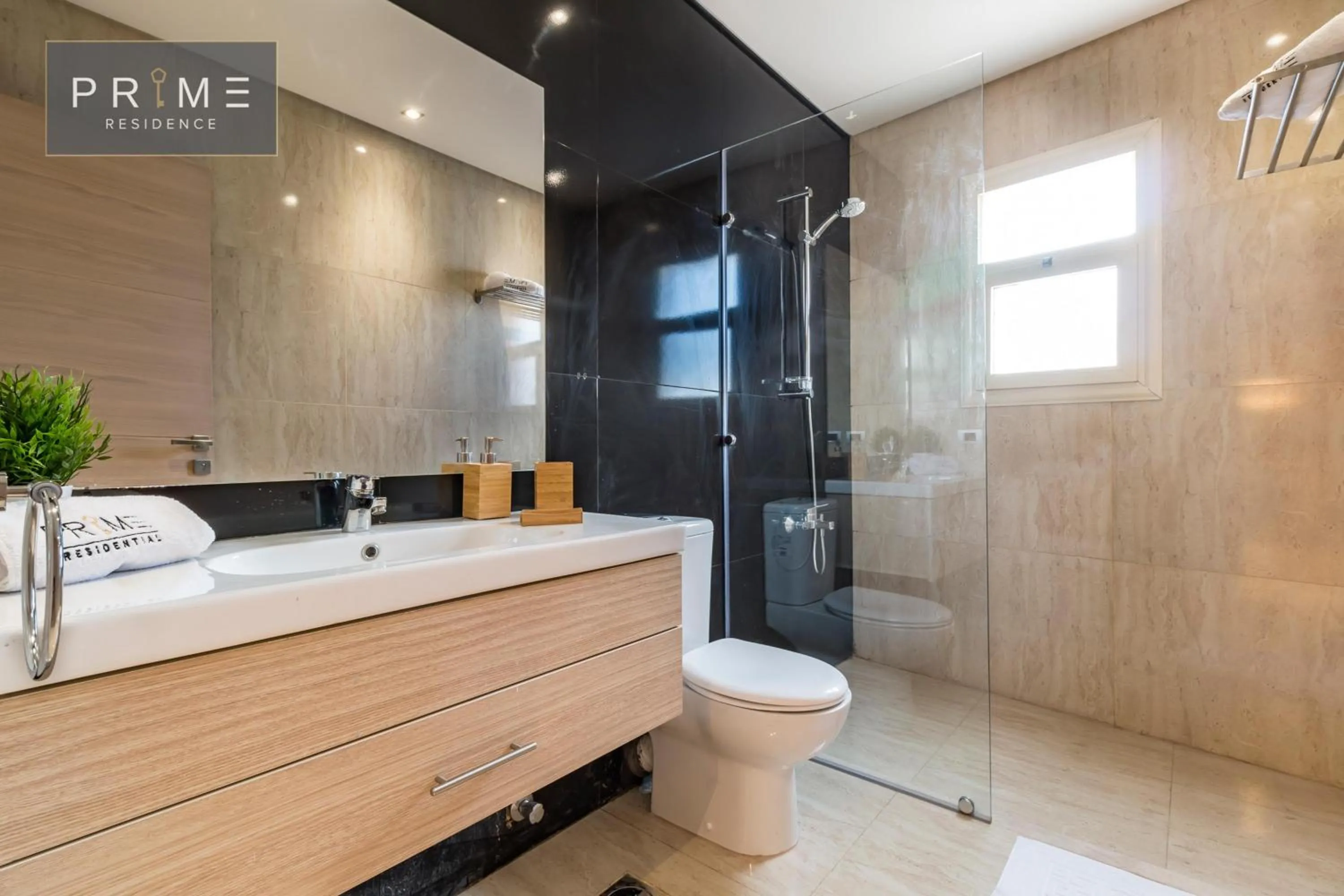 Bathroom in Prime Residence New Cairo