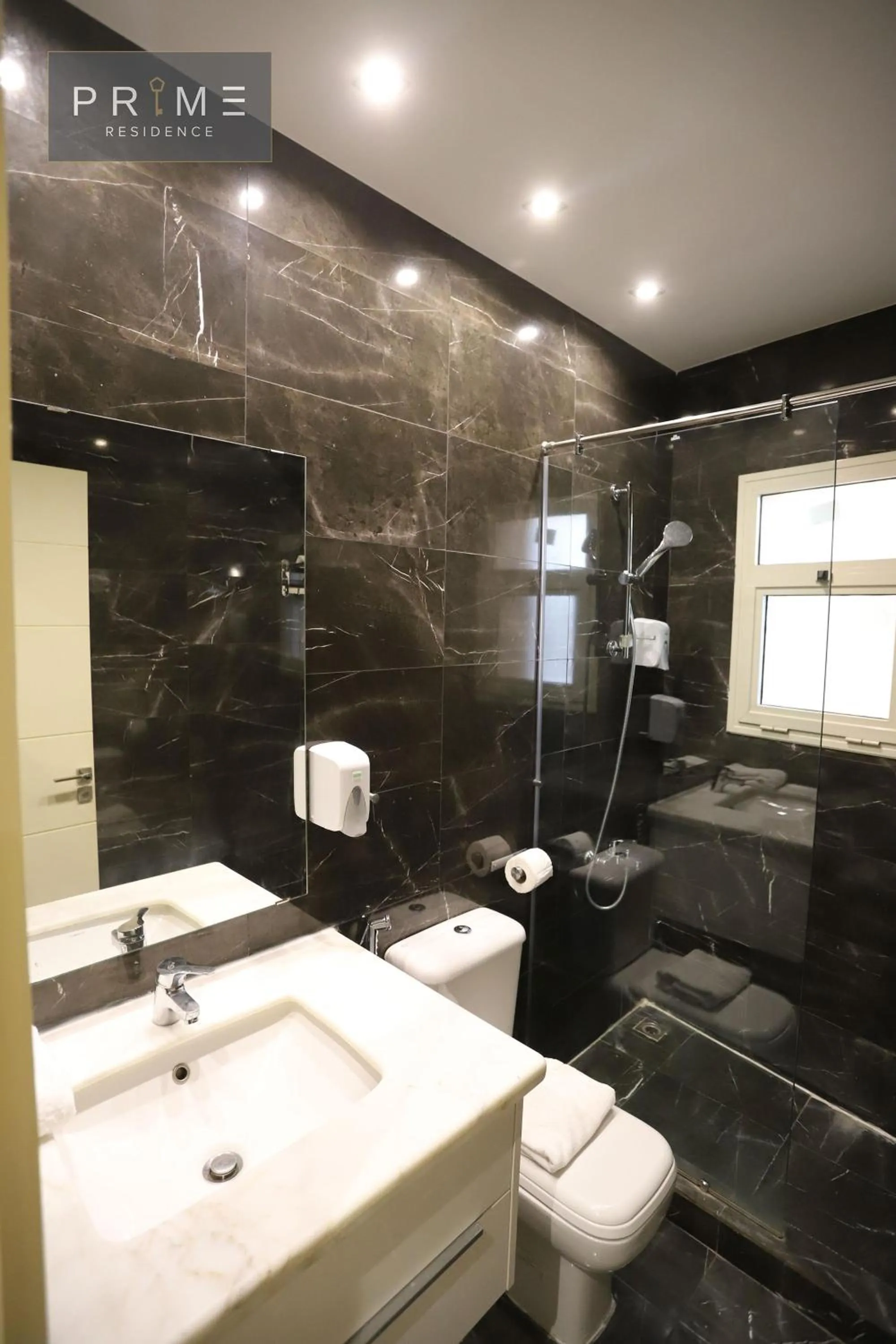 Bathroom in Prime Residence New Cairo