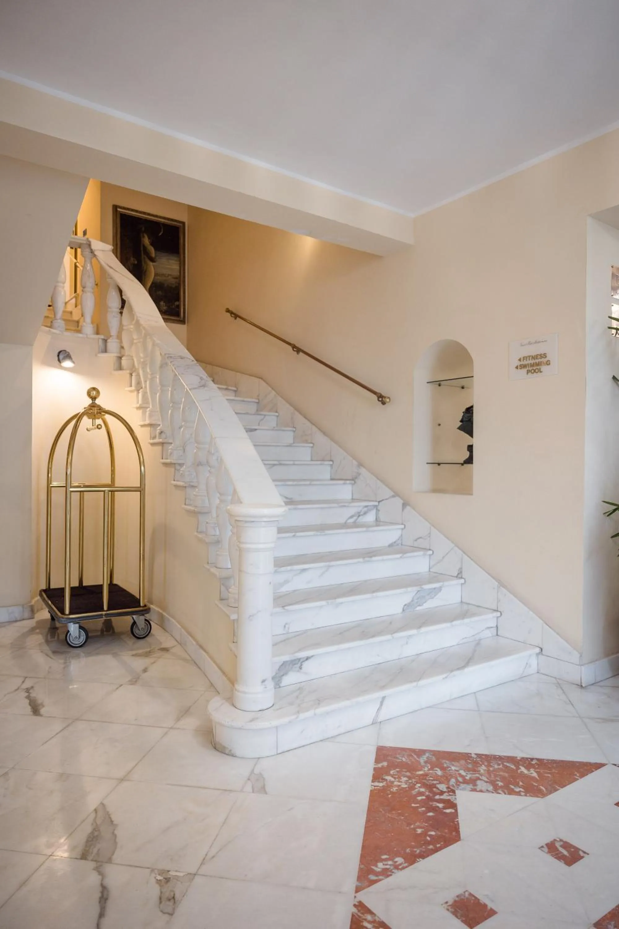 Lobby or reception in Grand Hotel Mediterranee