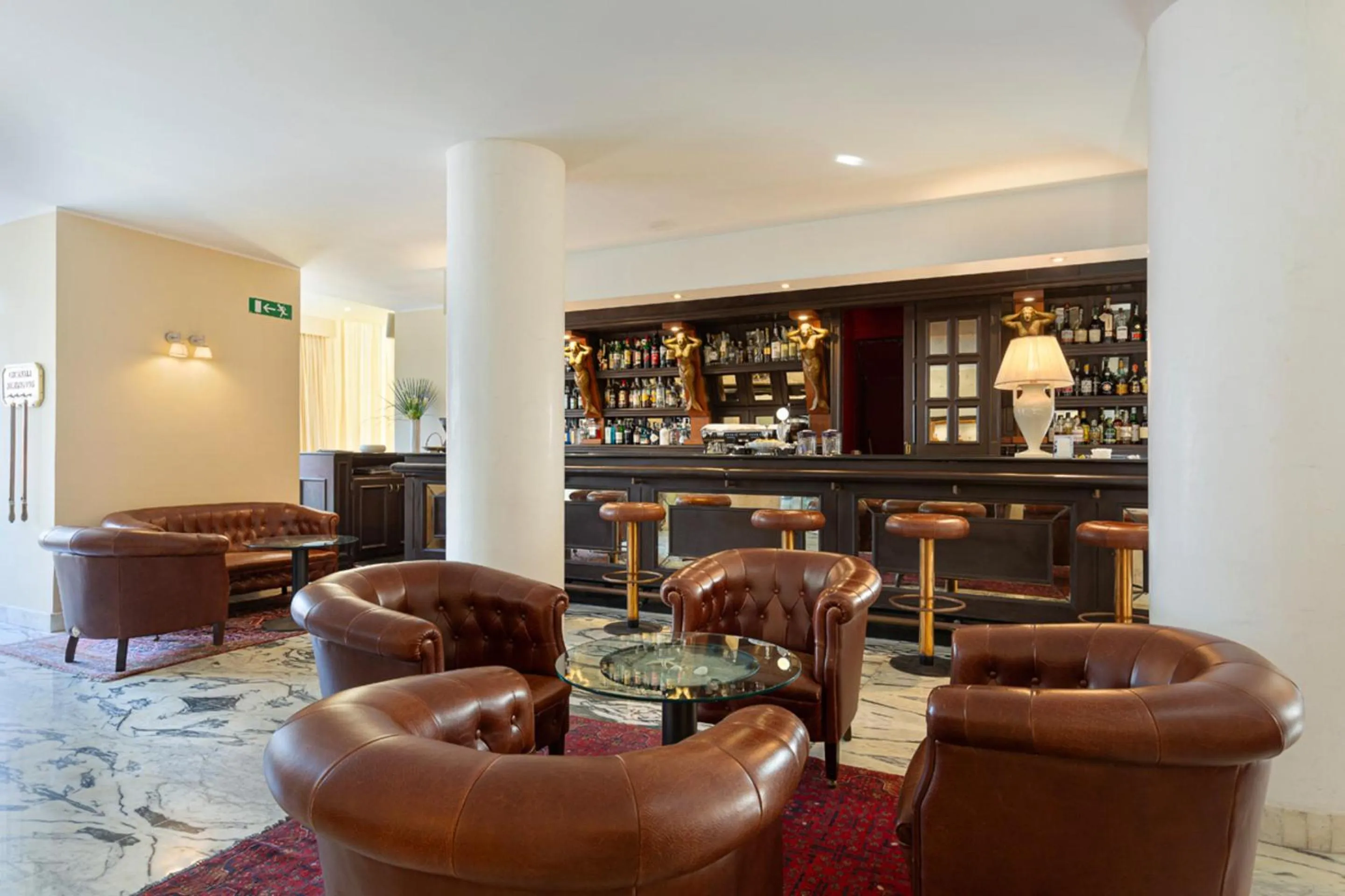 Lobby or reception in Grand Hotel Mediterranee