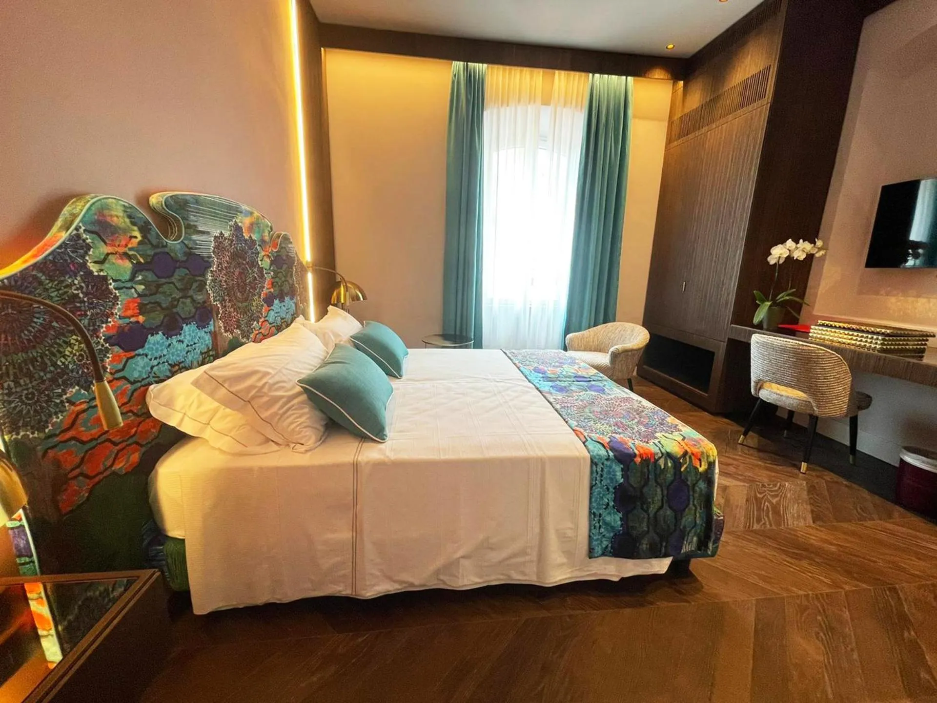 Bed in LVG Hotel Collection - Grand Hotel Mediterranee