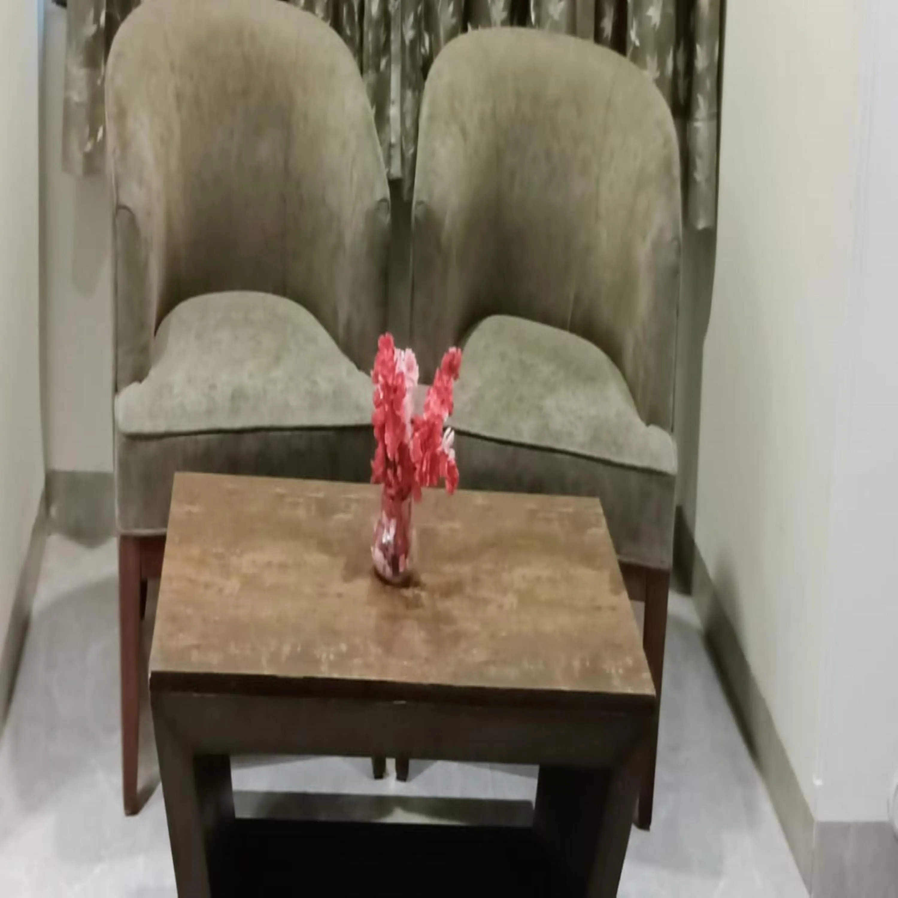 Seating area in Lavanya Hotel- Near Alipur, Delhi
