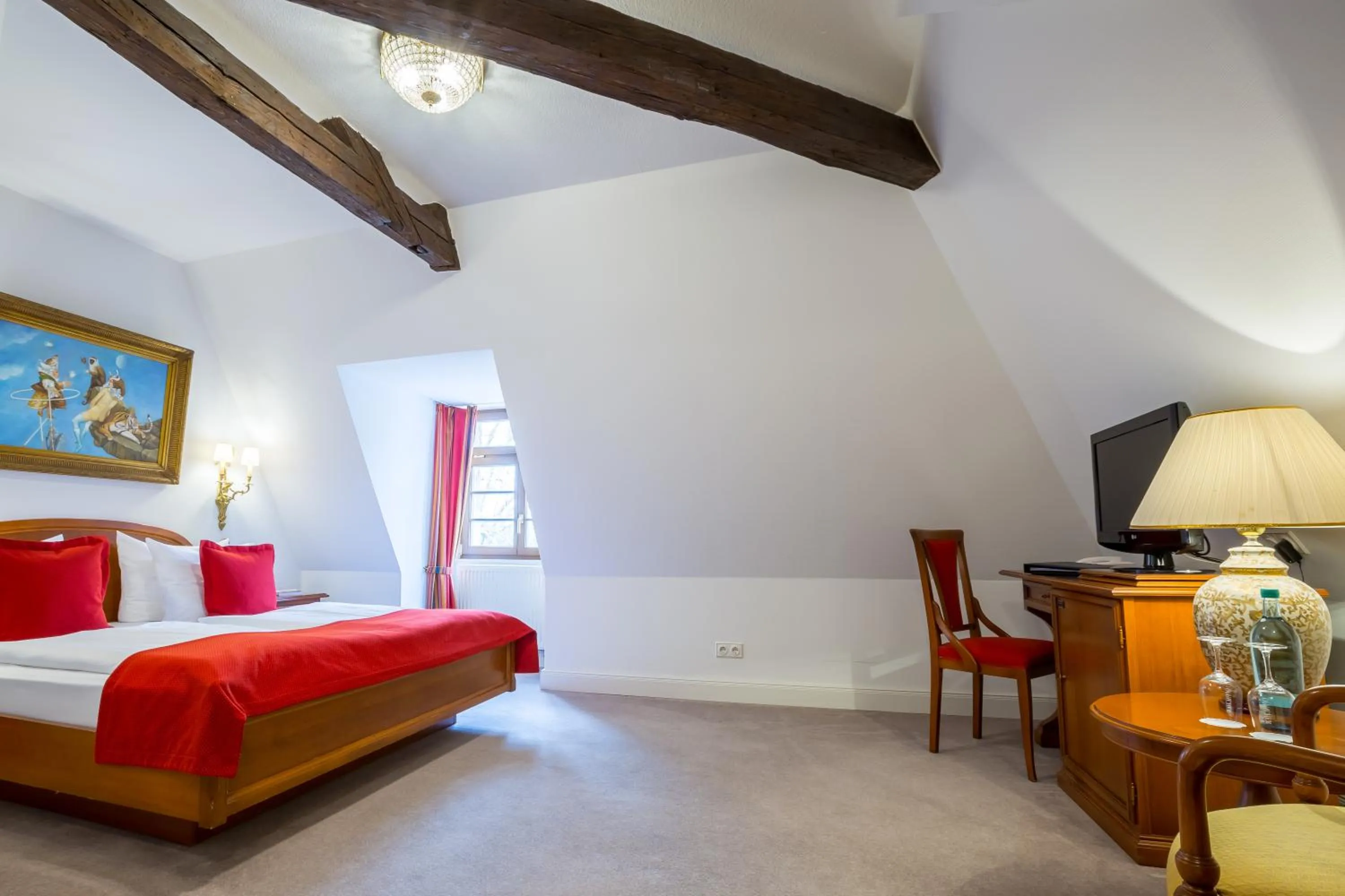 Bed in Romantik Hotel Burgkeller Residenz Kerstinghaus