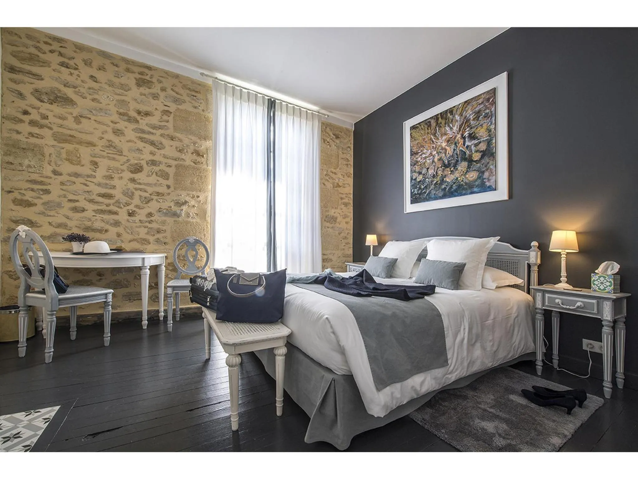 Photo of the whole room, Bed in La Sauternaise, luxury Boutique B&B