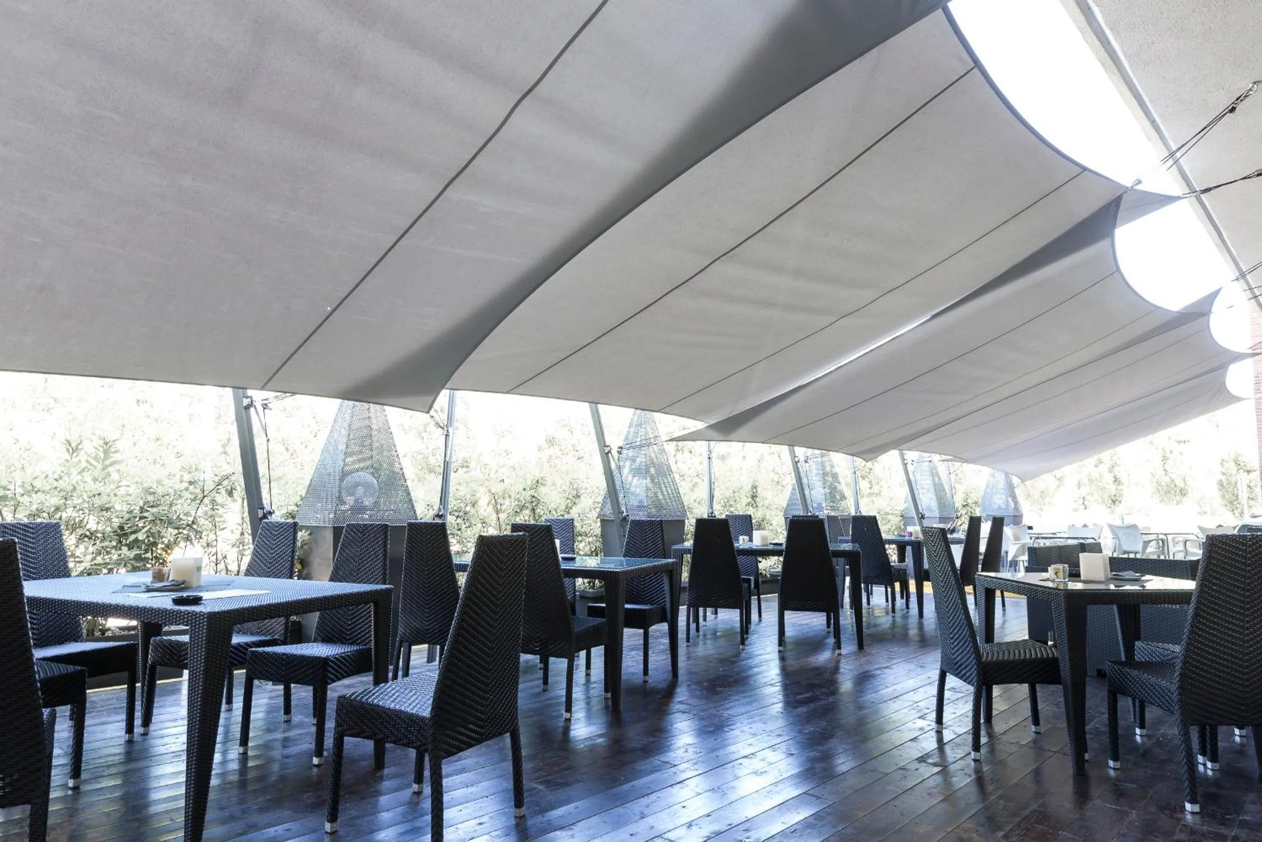 Patio in Just Hotel Lomazzo Fiera