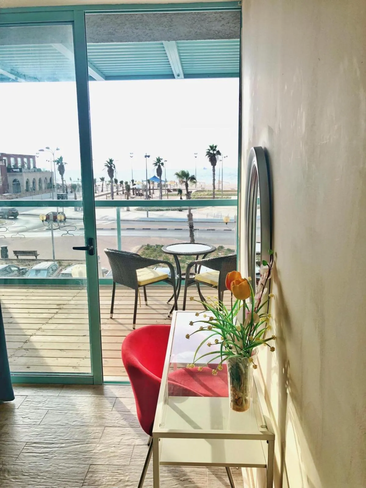 Balcony/Terrace in Sur La Mer Hotel Ashdod