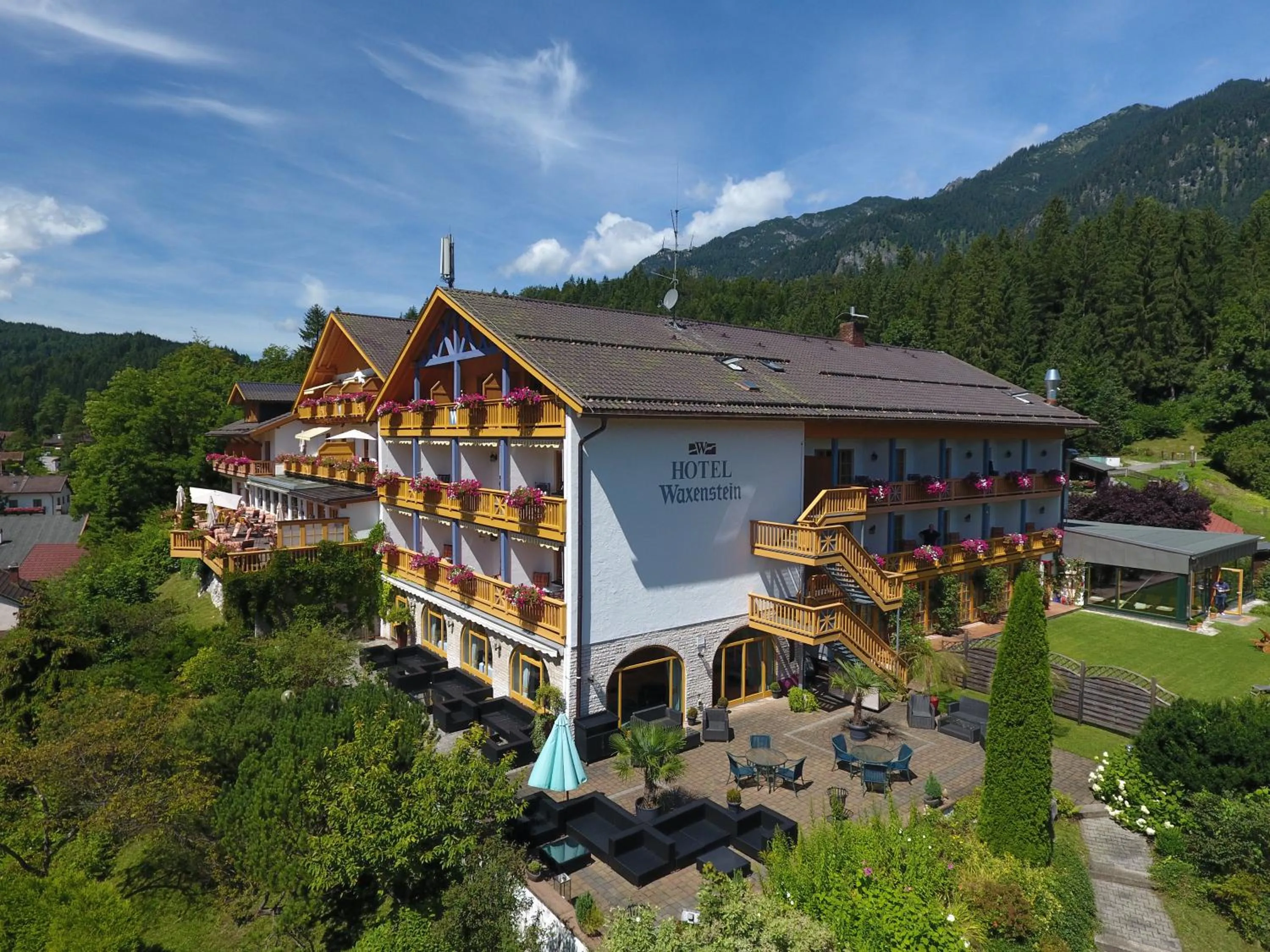 Property building in Romantik Alpenhotel Waxenstein