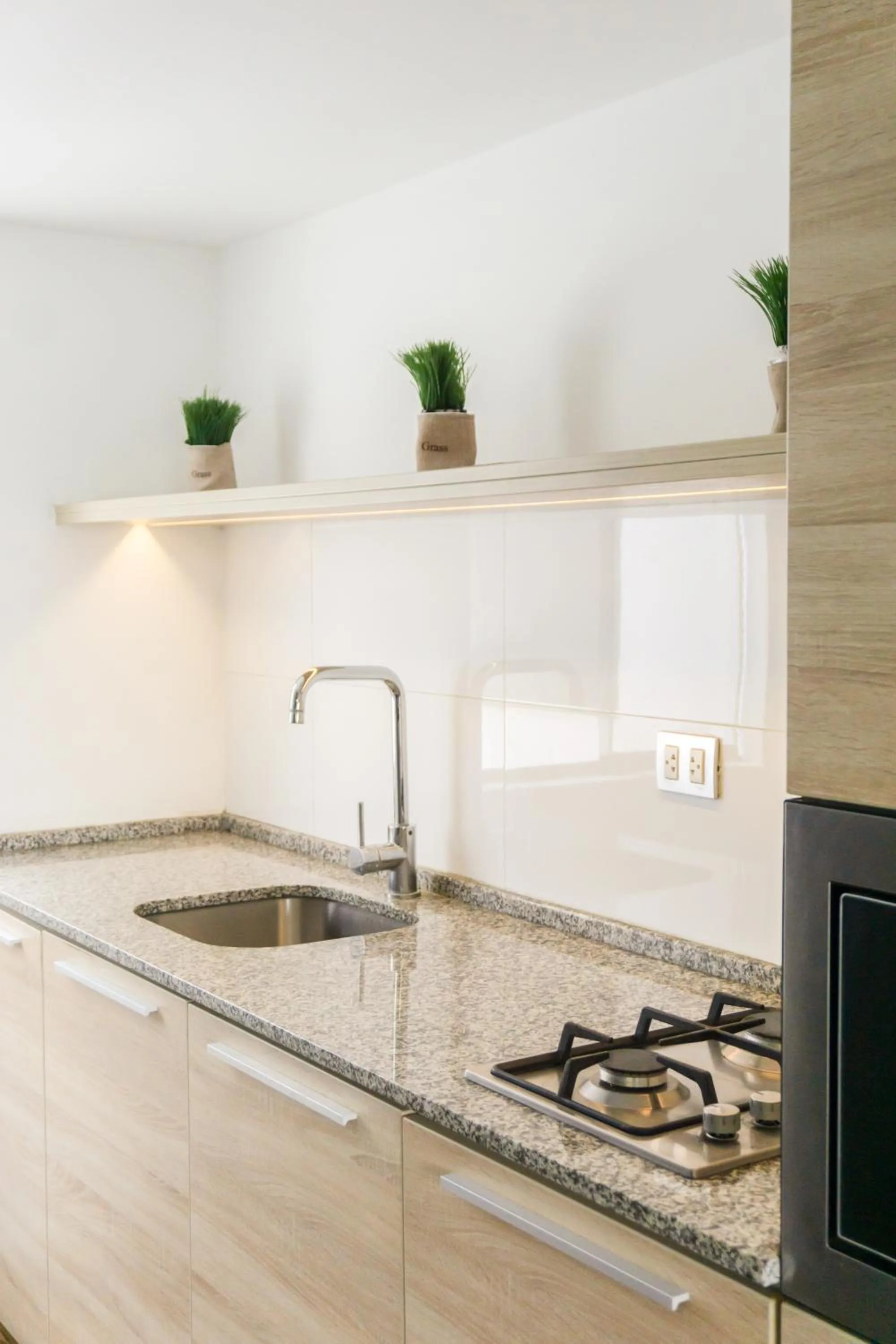 Kitchen or kitchenette in Daniel's Apart Hotel