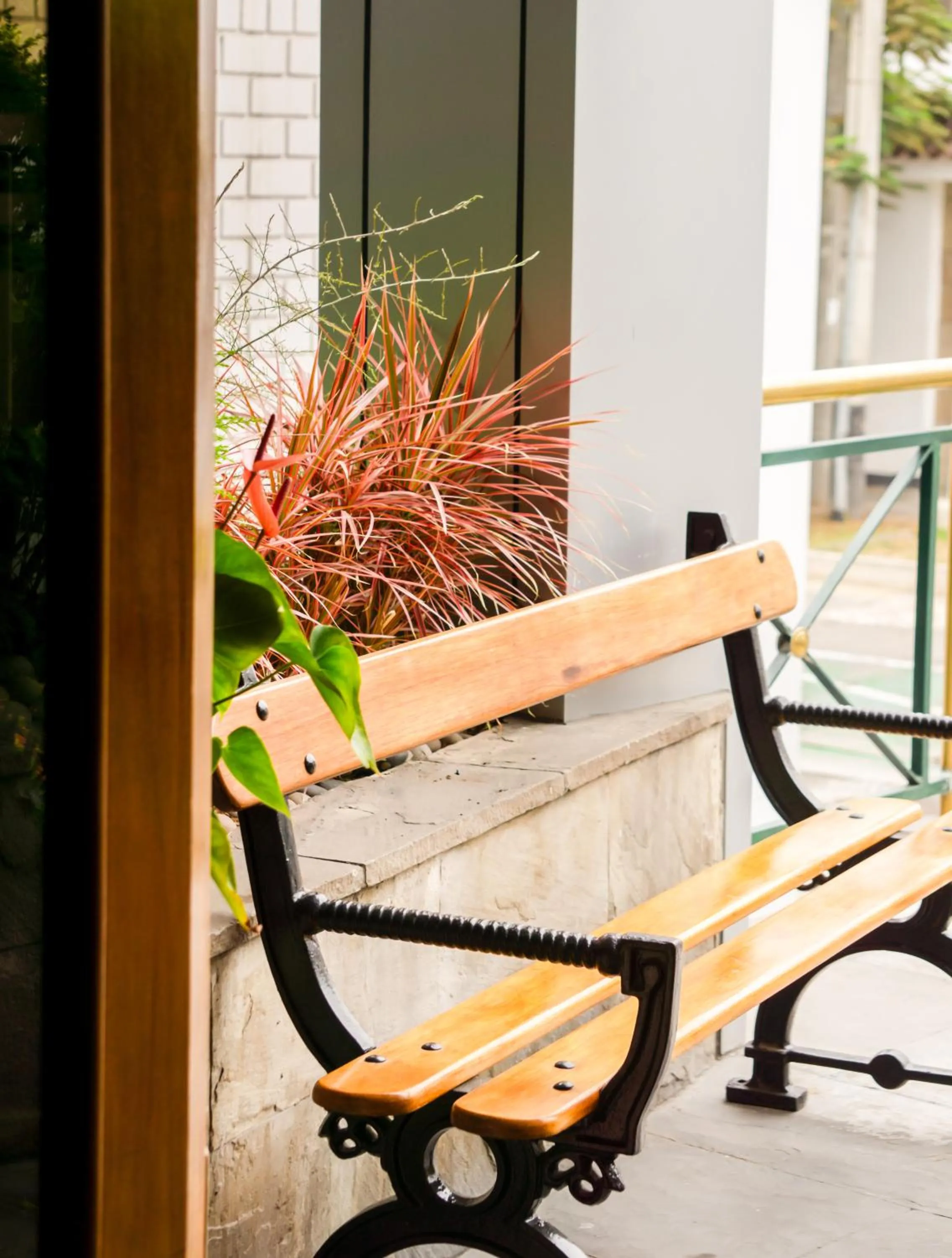 Patio in Daniel's Apart Hotel