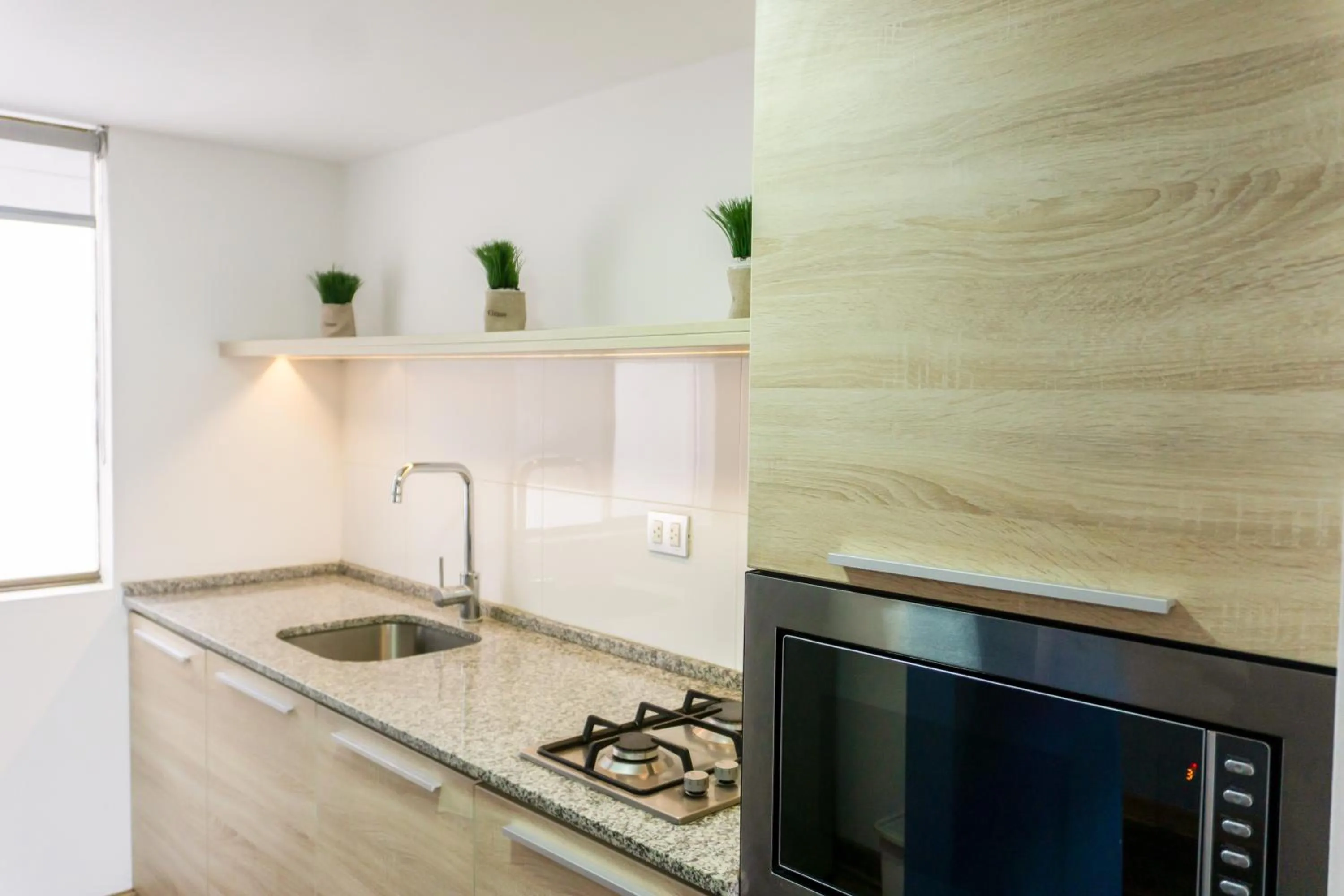 Kitchen or kitchenette in Daniel's Apart Hotel