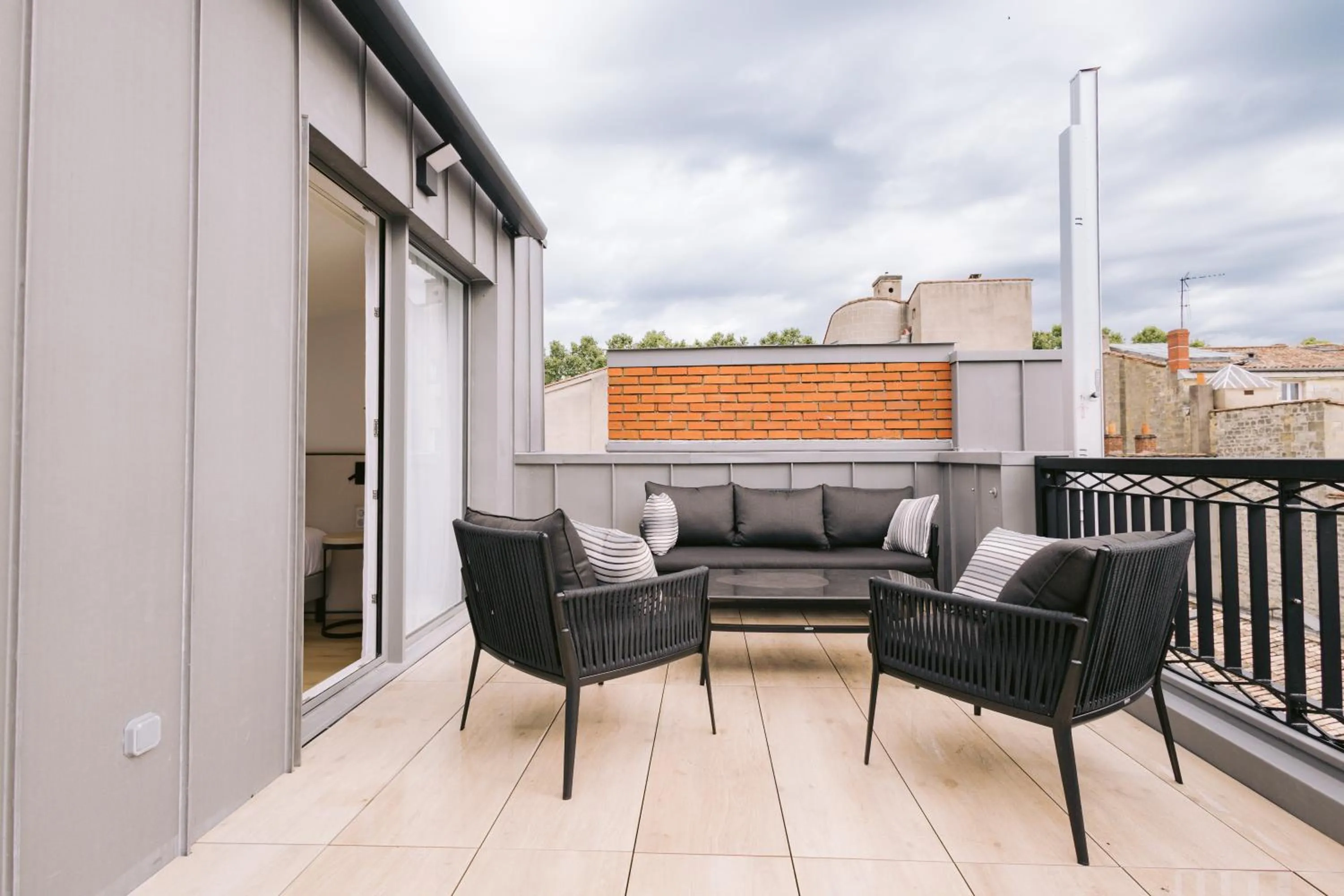 Balcony/Terrace in Hôtel Majestic