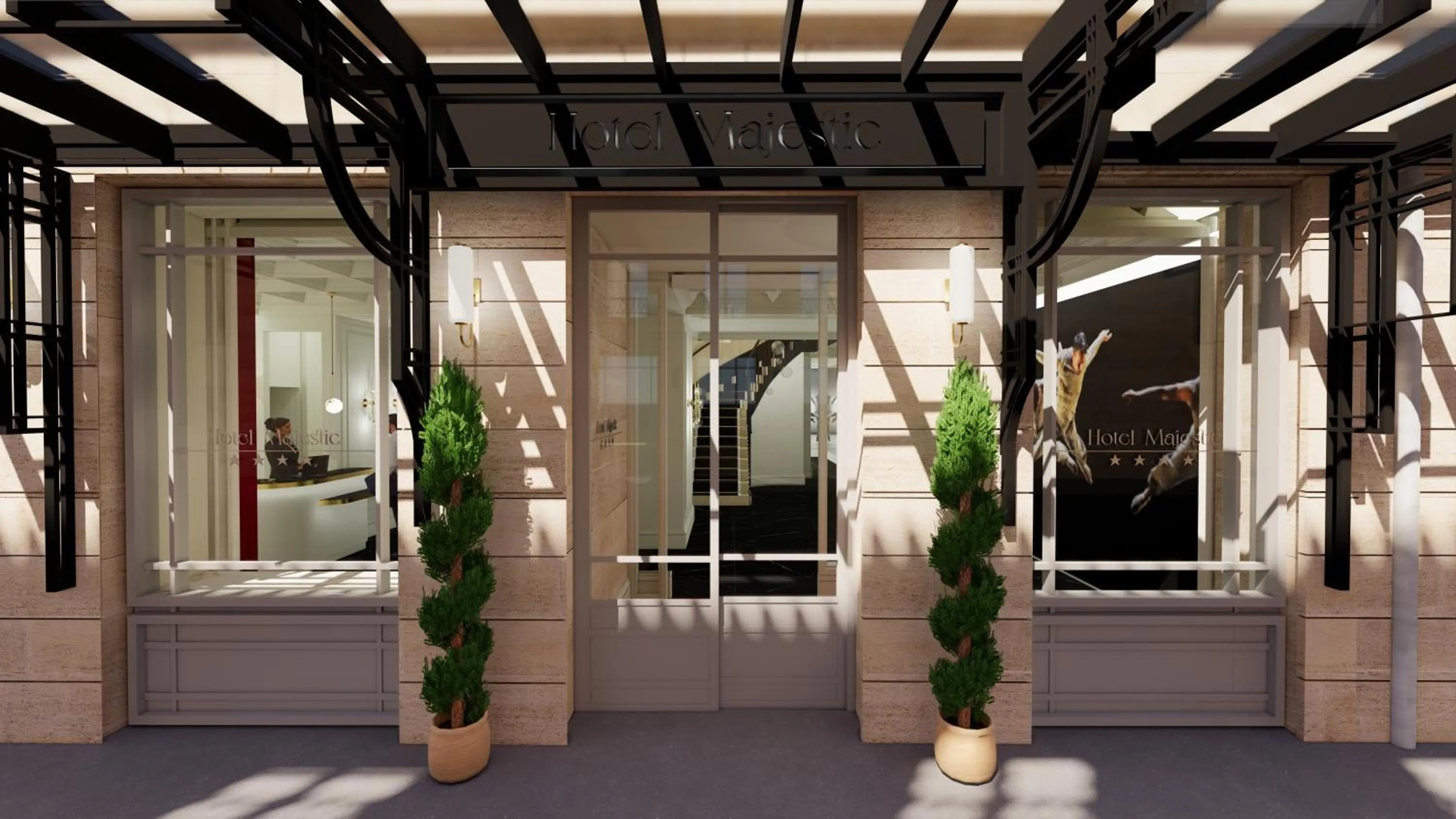 Facade/entrance in Hôtel Majestic