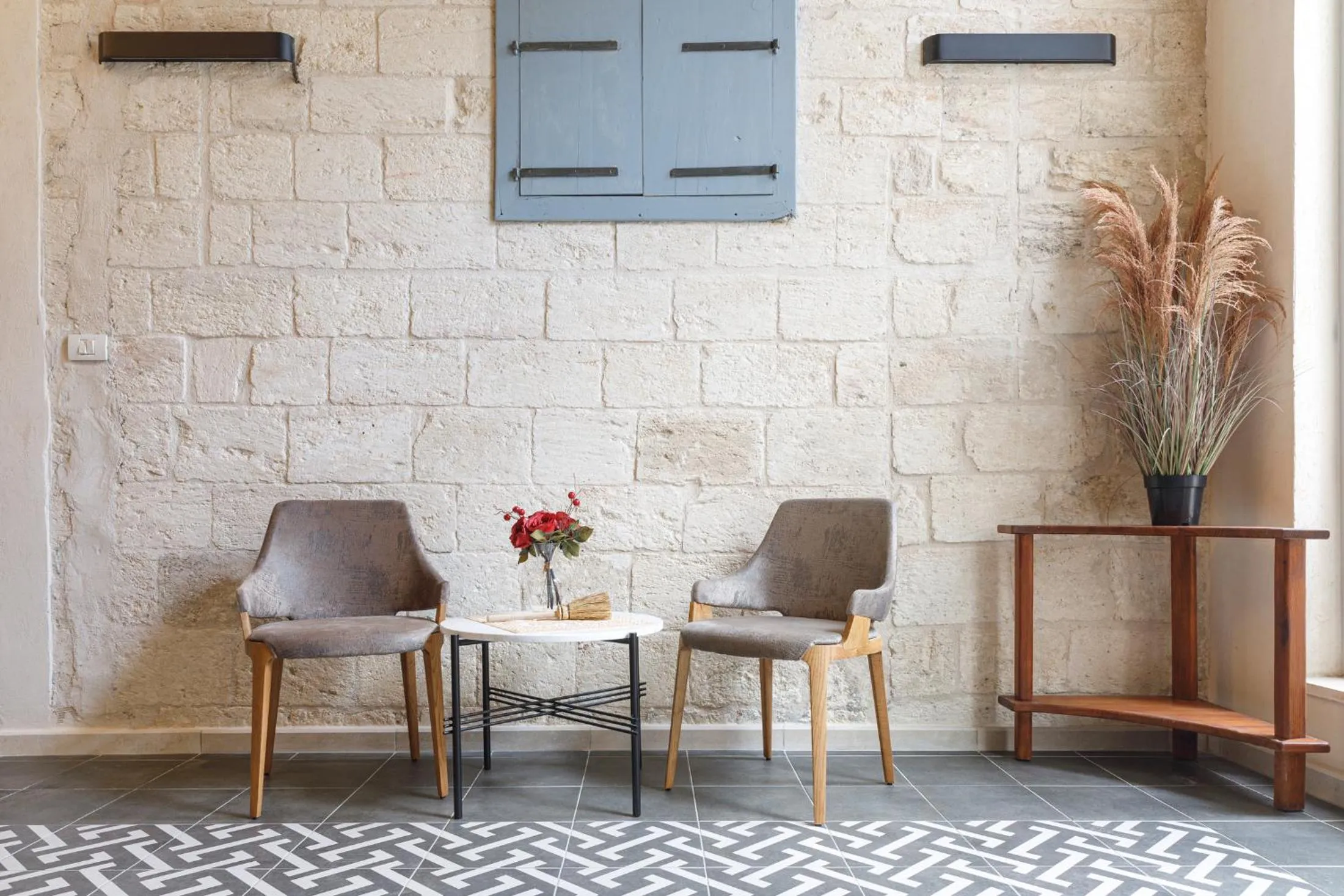 Seating area in Michel House