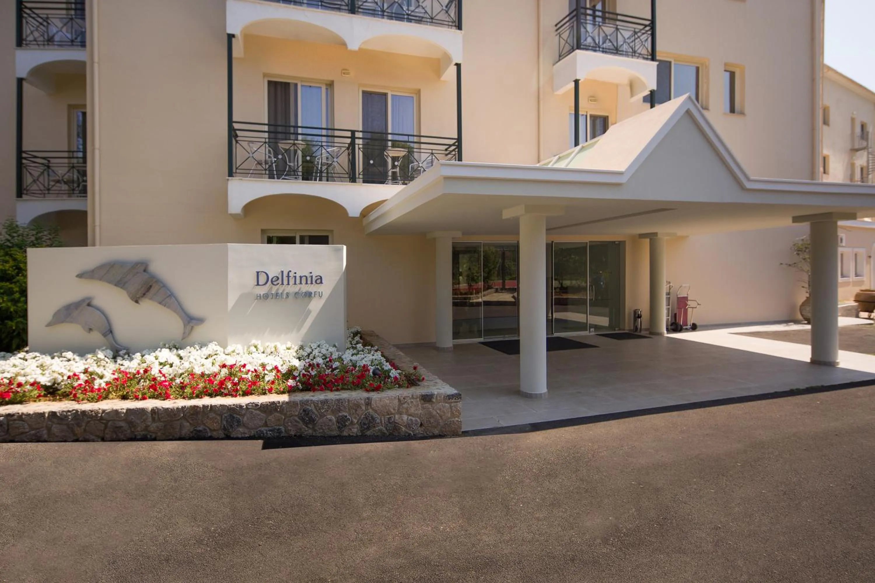 Property logo or sign in Delfinia Hotel