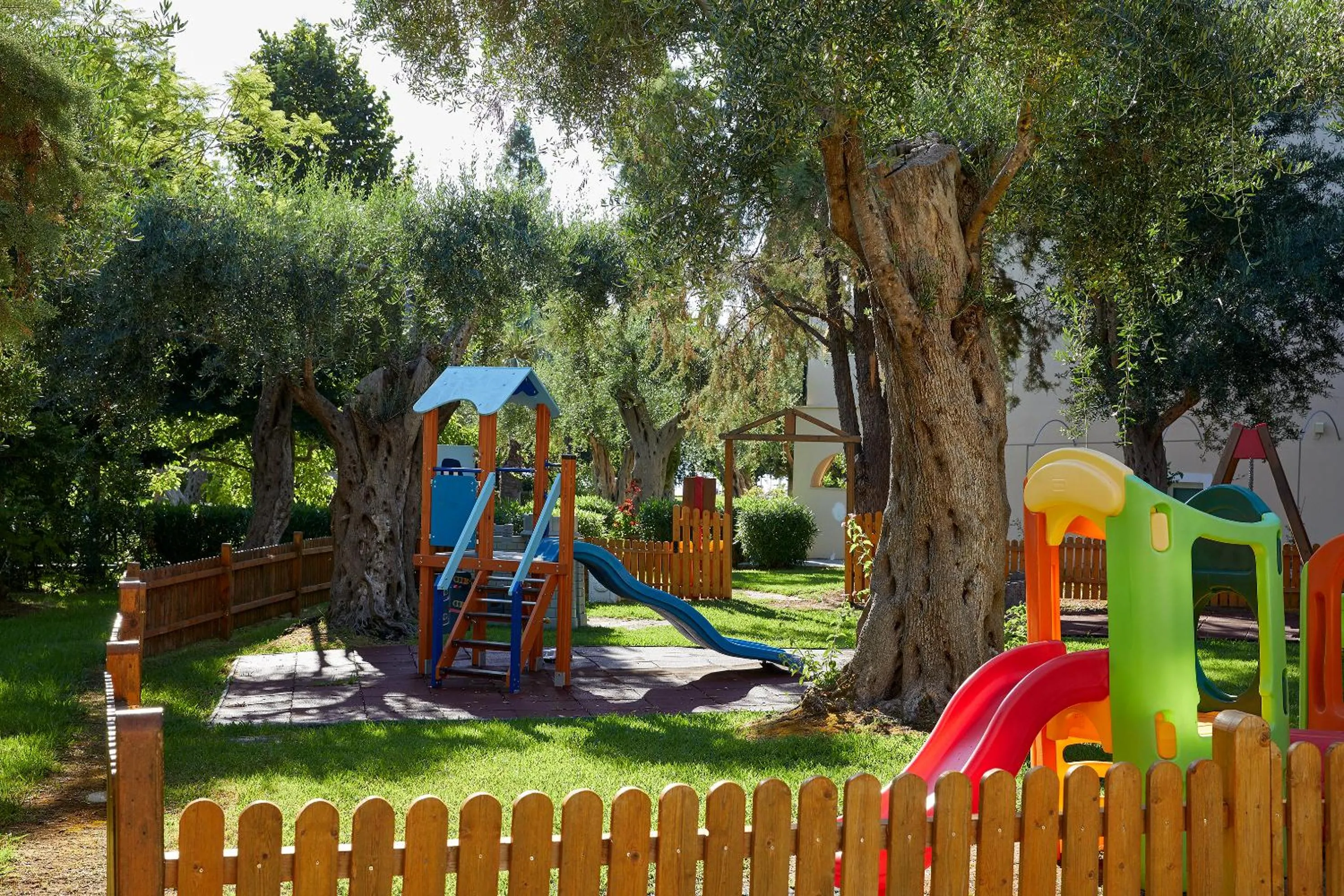 Children play ground in Delfinia Hotel