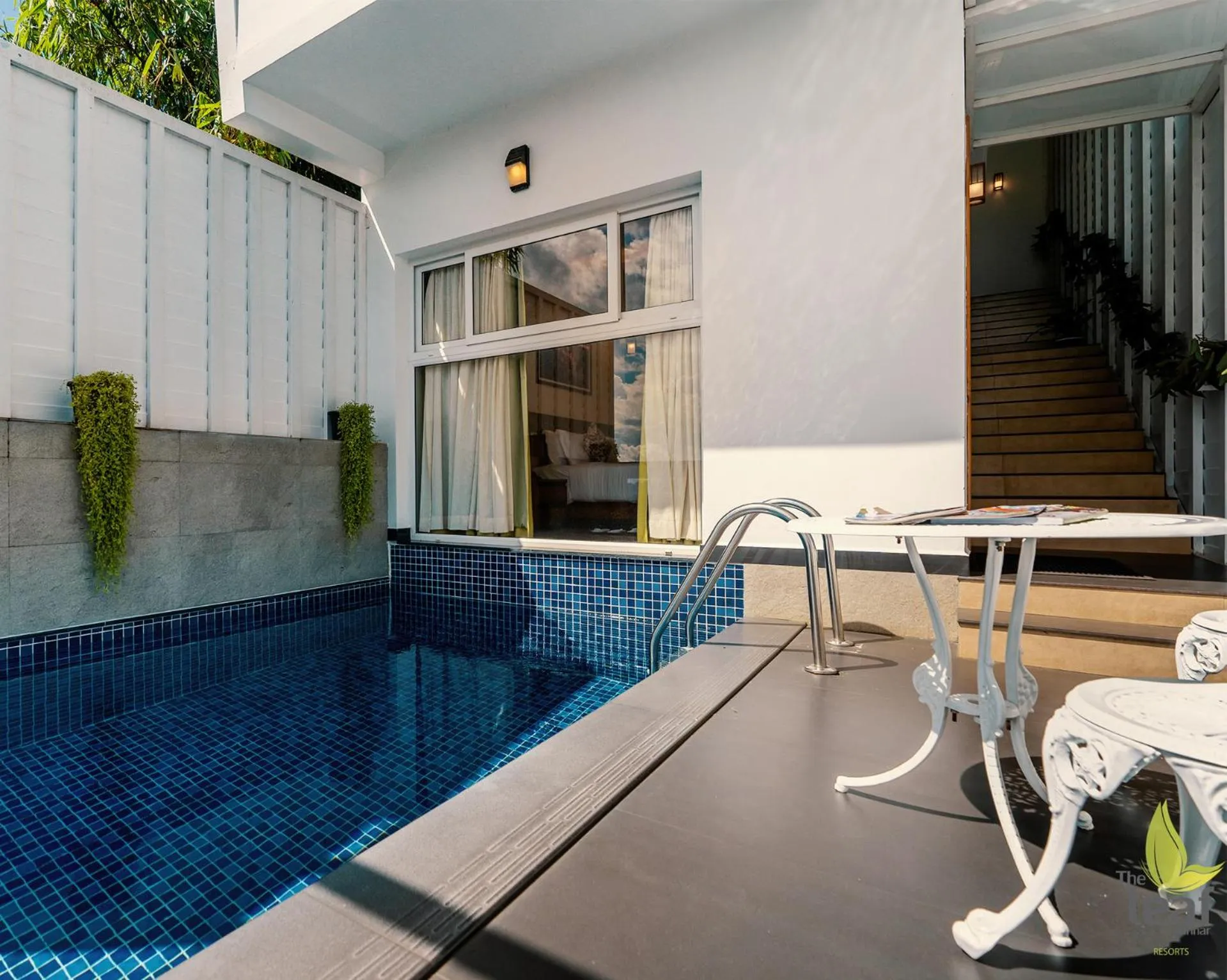 Pool view in The Leaf Munnar