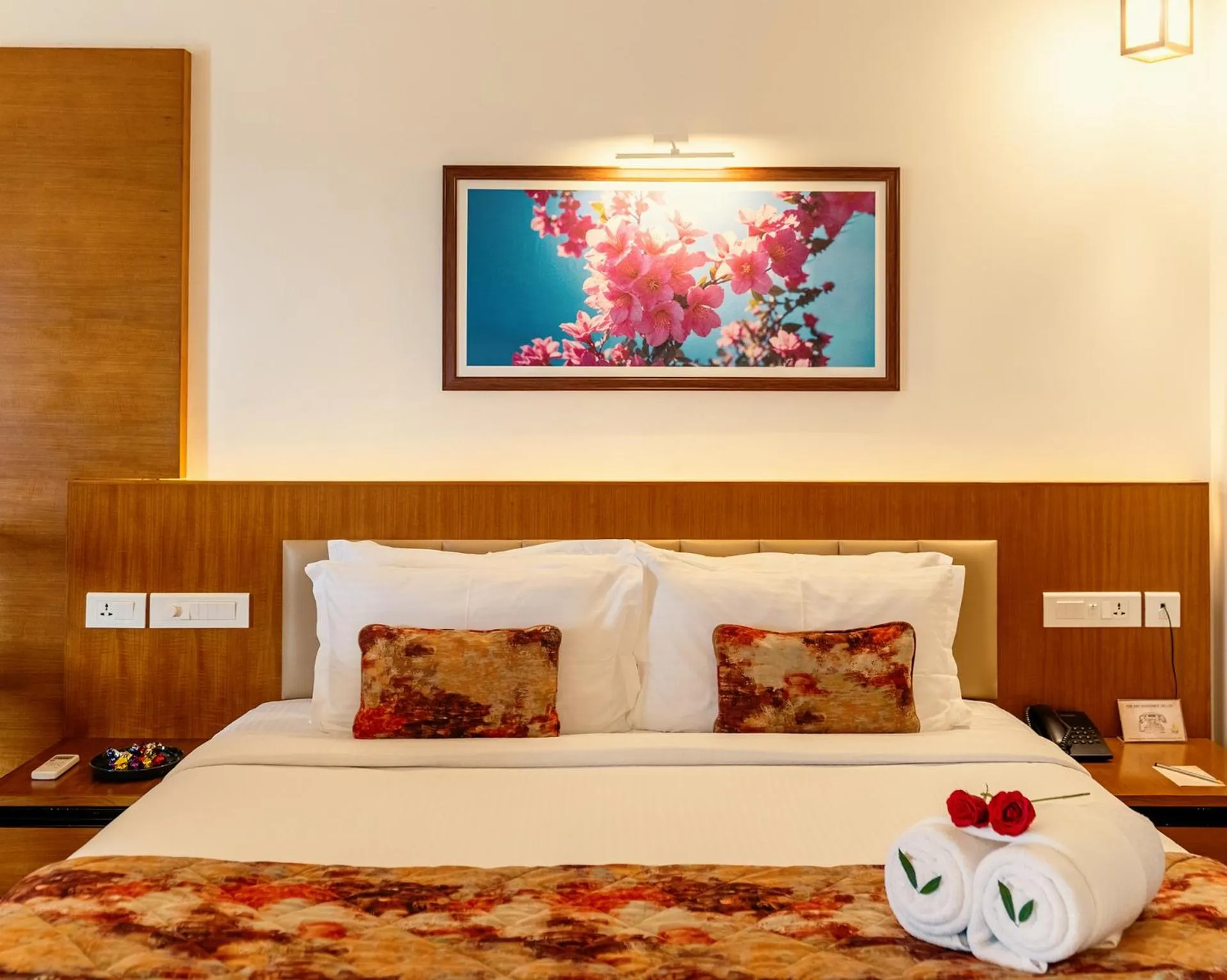 Bed in The Leaf Munnar