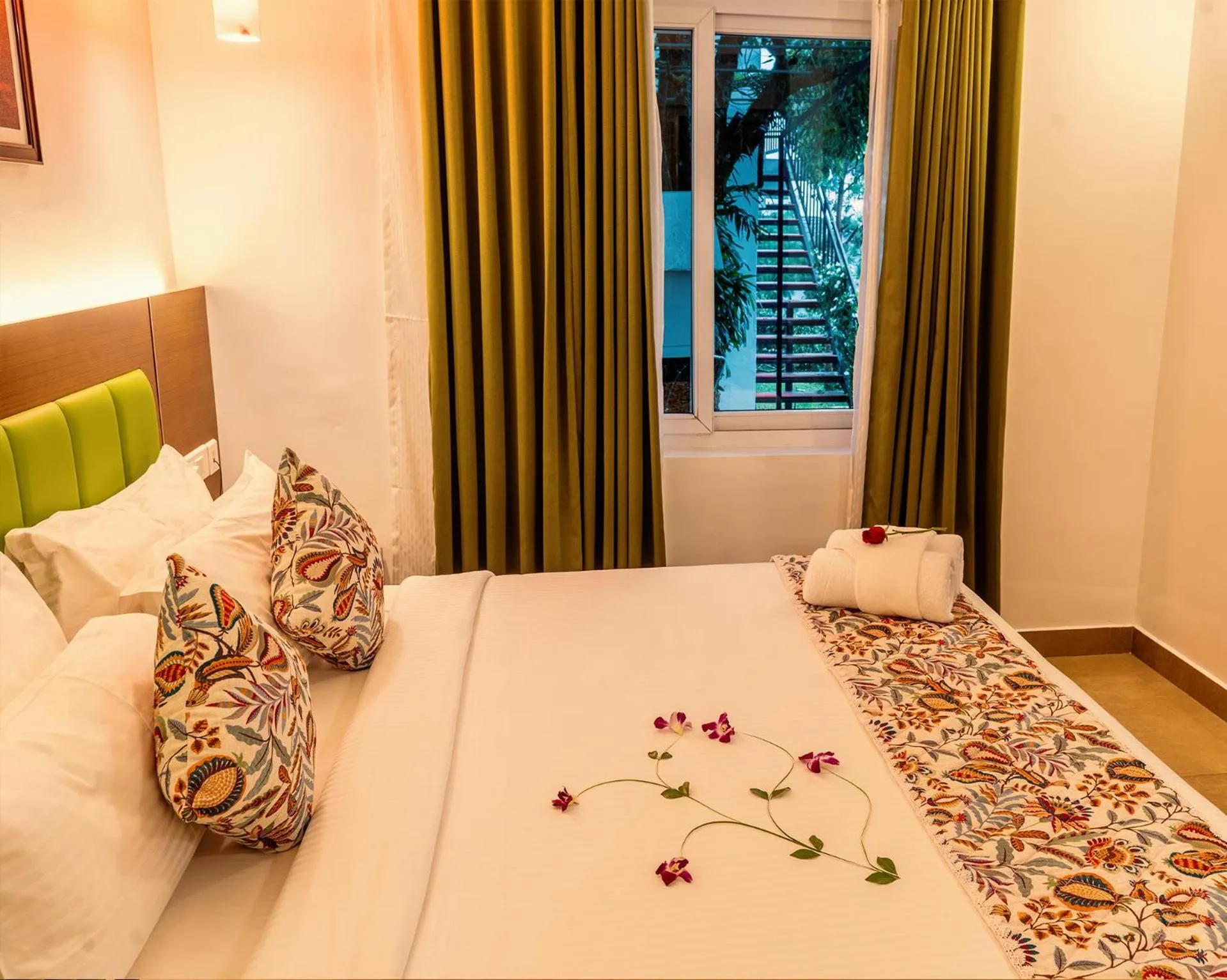 Bed in The Leaf Munnar