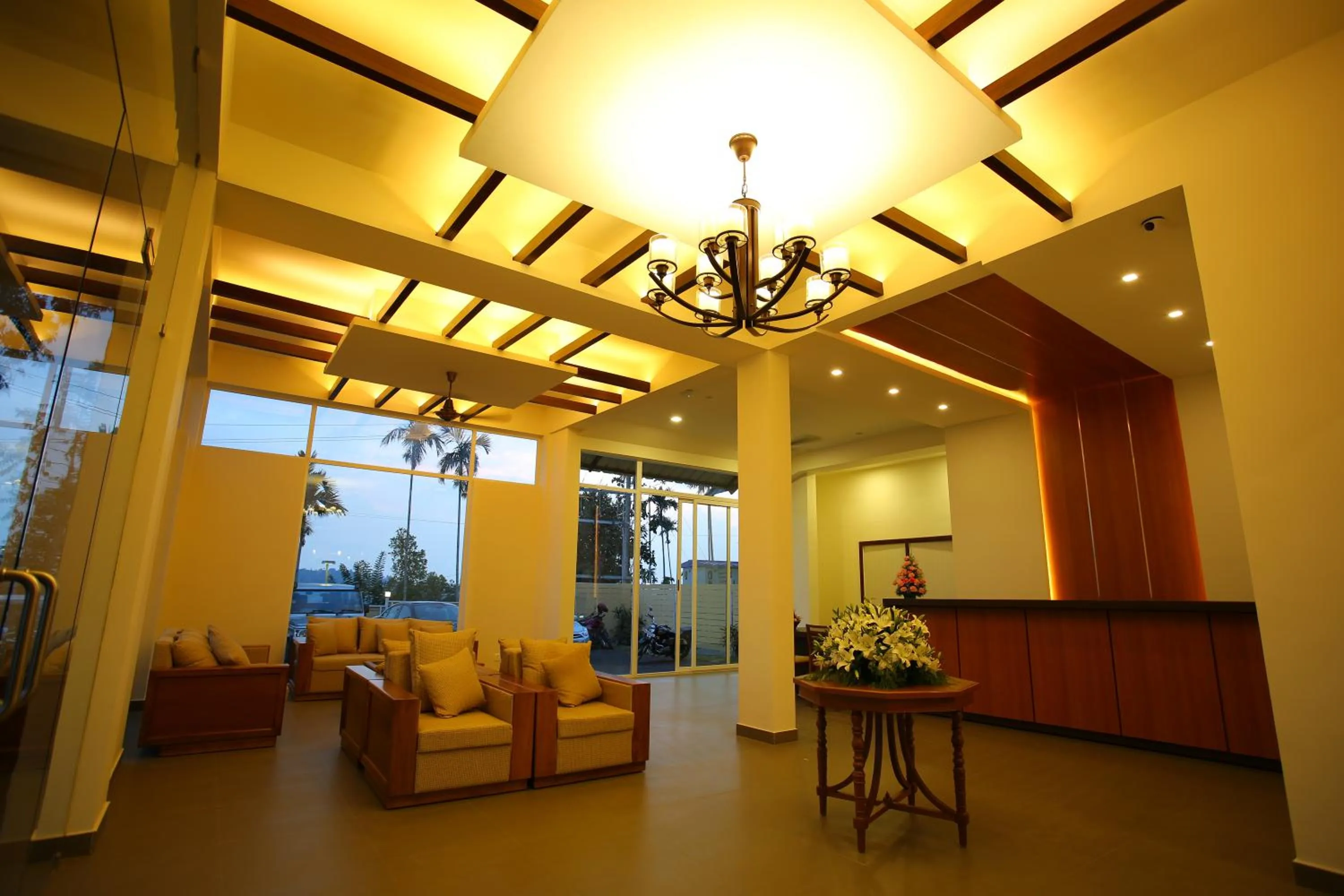 Lobby or reception in The Leaf Munnar