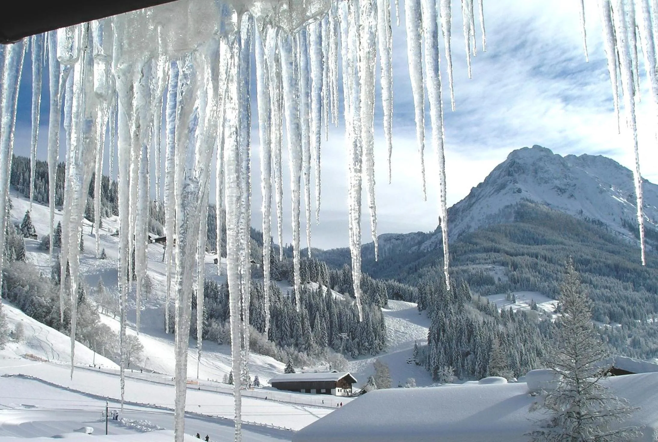 View (from property/room) in Familienhotel Botenwirt