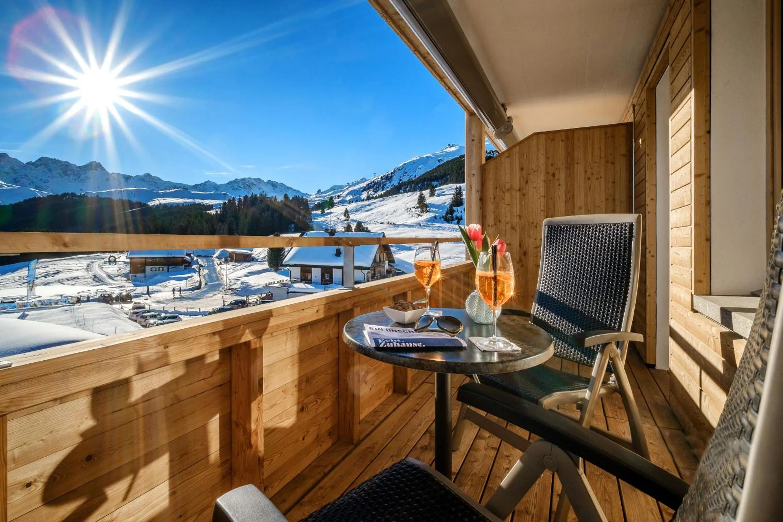 Balcony/Terrace in Golf- & Sporthotel Hof Maran