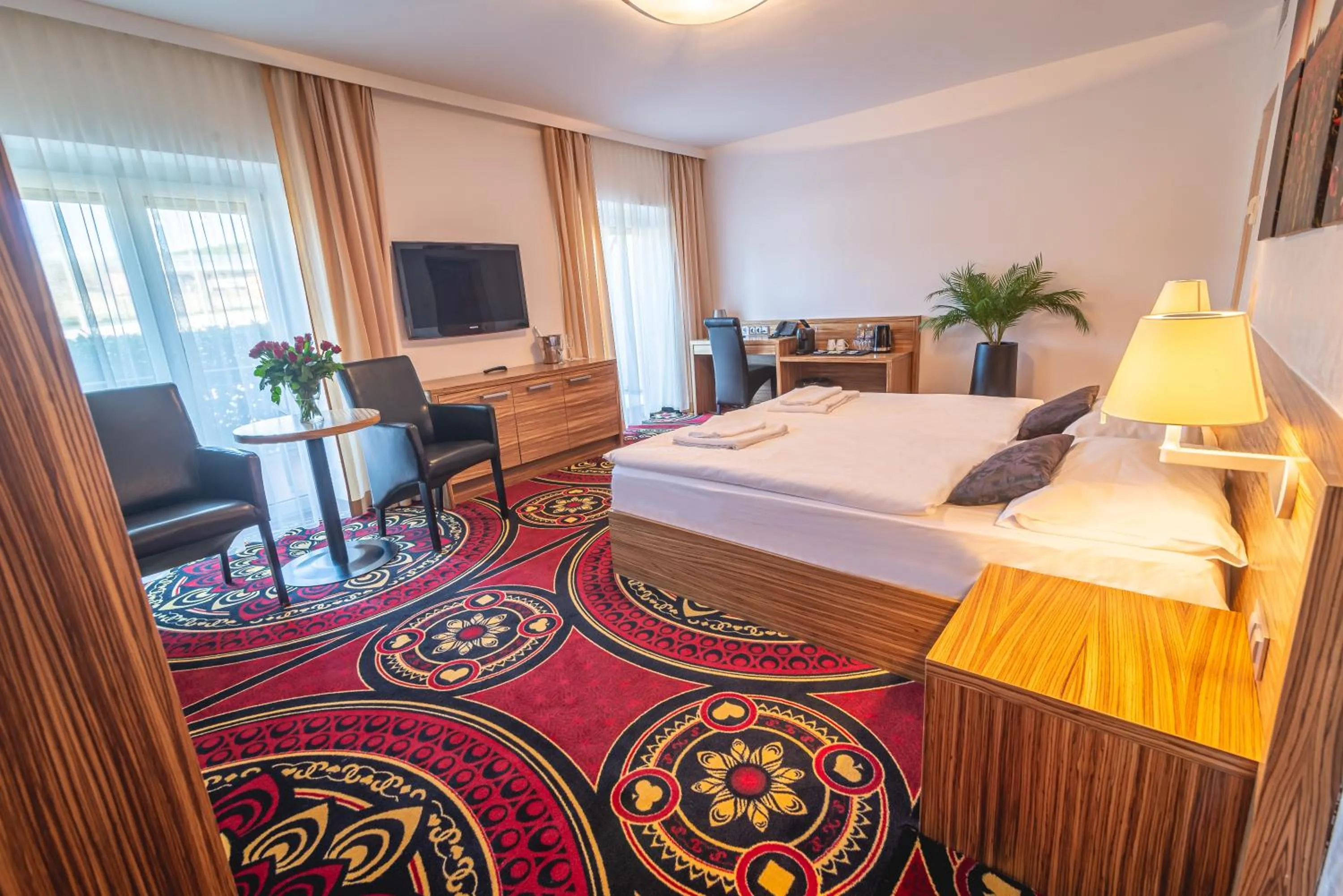 Bedroom, Bed in Casino & Hotel ADMIRAL Kozina