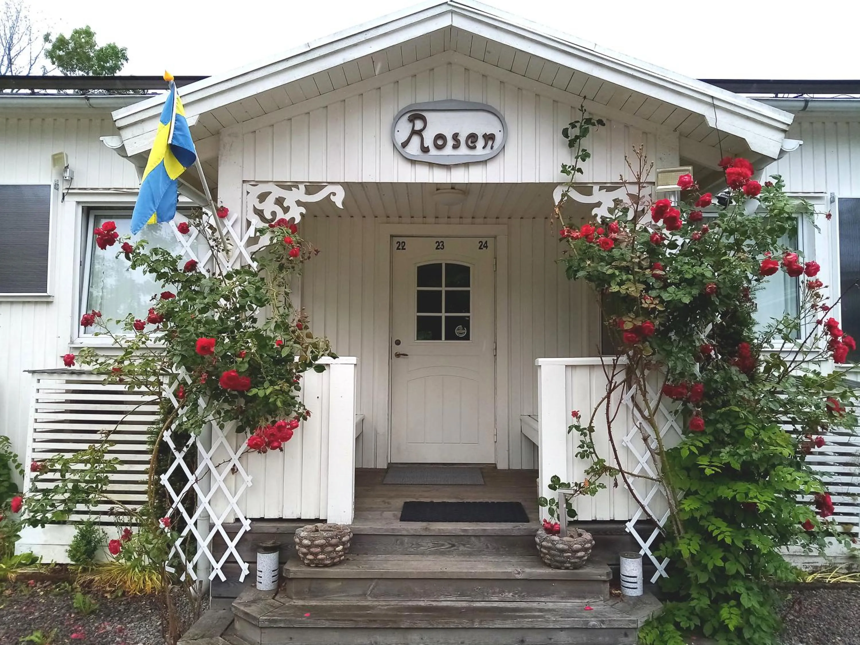 Facade/entrance in Skotteksgården Cottages