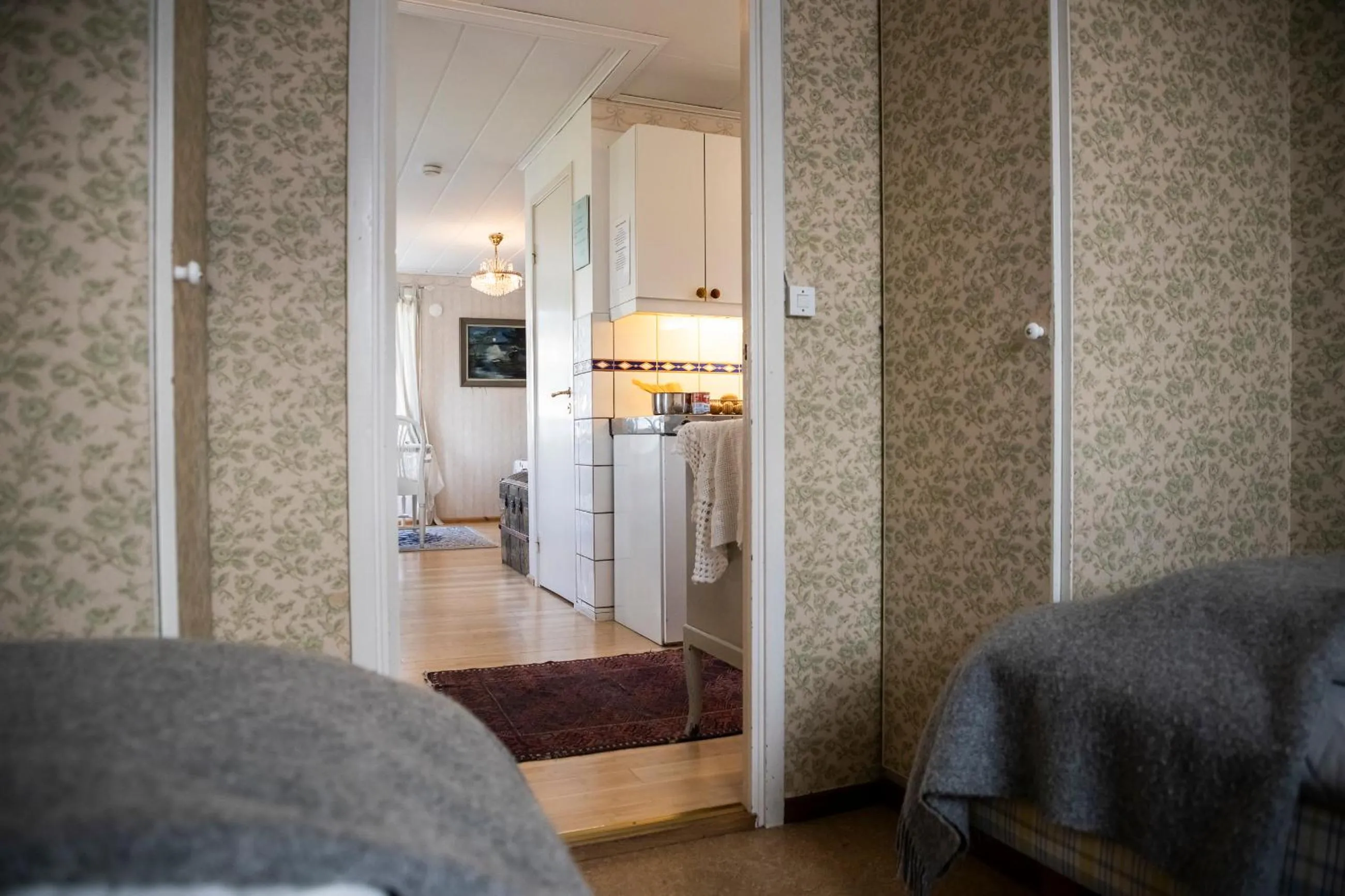 Photo of the whole room, Bed in Skotteksgården Cottages