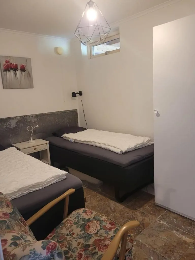 Bed in Skotteksgården Cottages