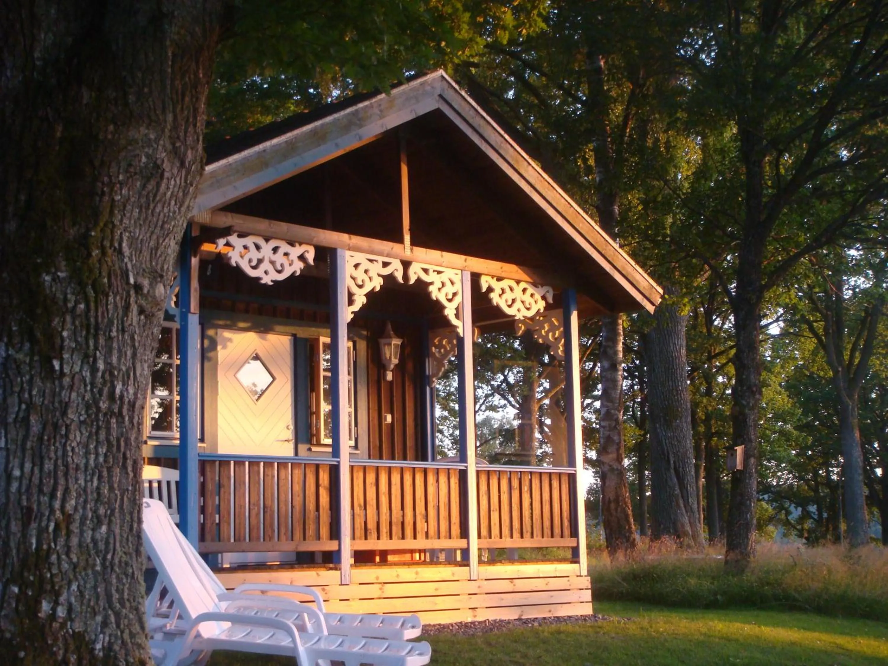 Shower in Skotteksgården Cottages