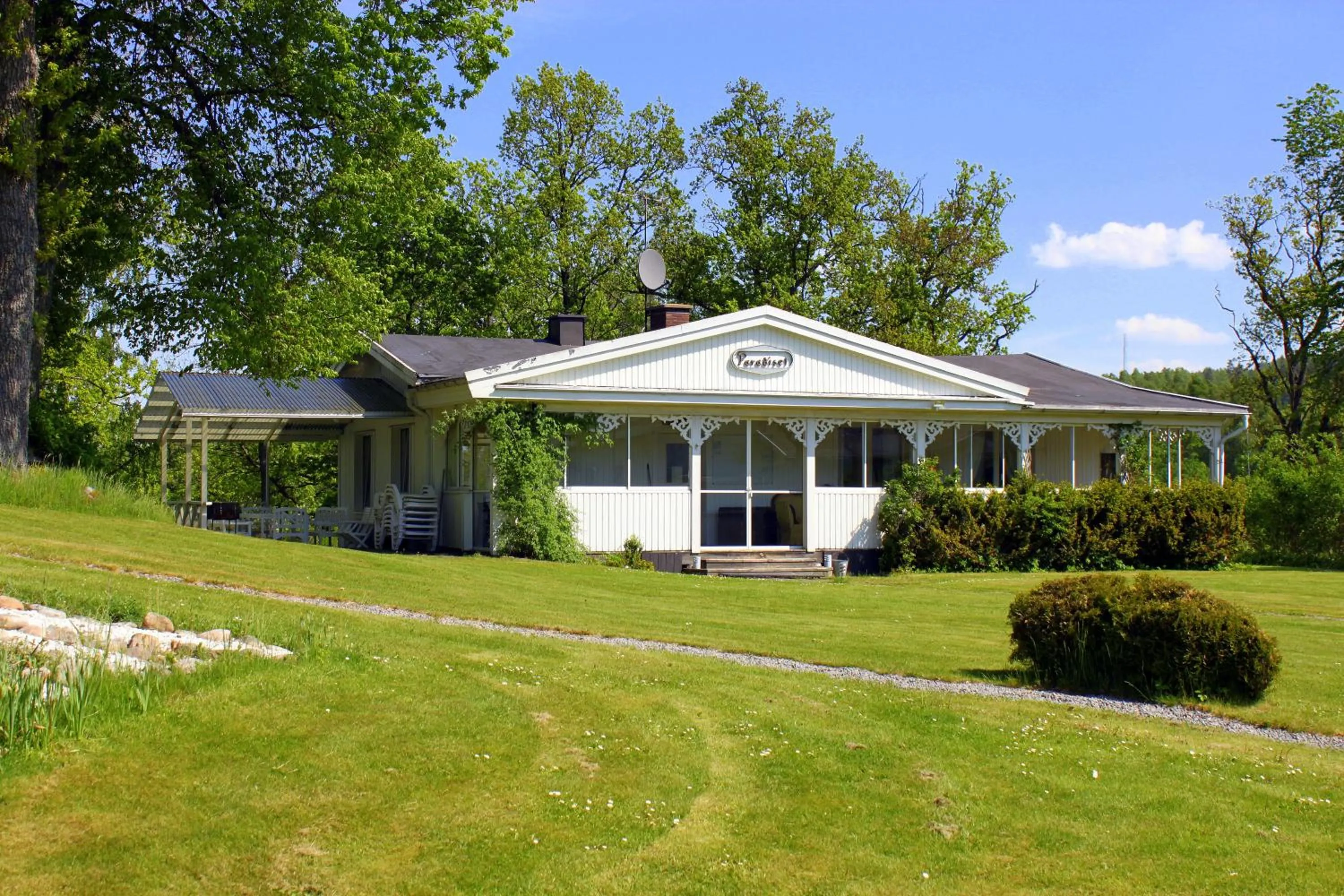 Facade/entrance in Skotteksgården Cottages