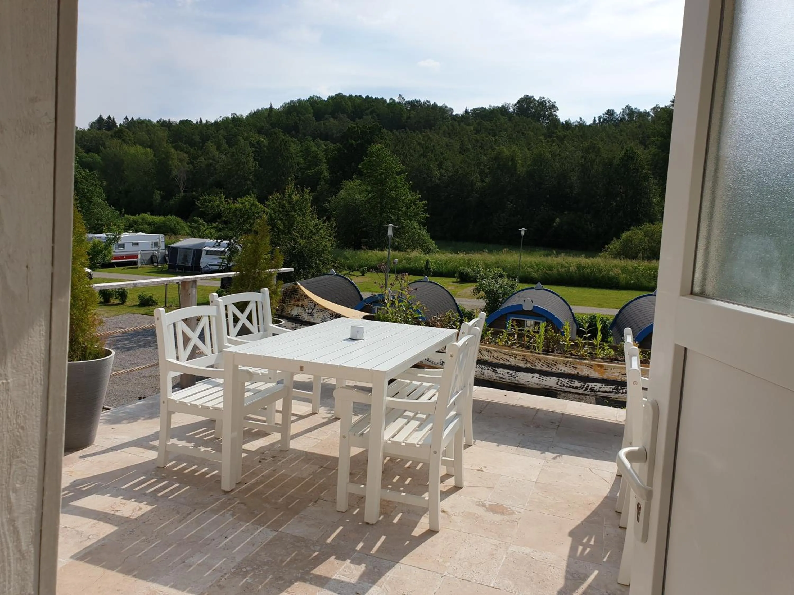 Balcony/Terrace in Skotteksgården Cottages