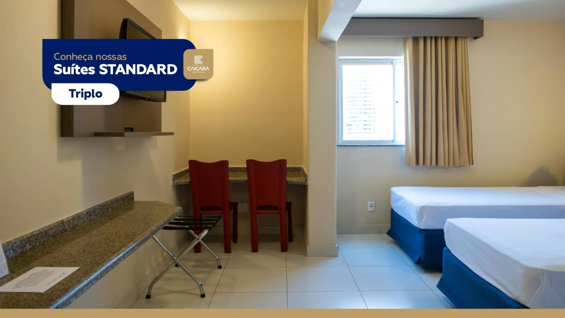 TV and multimedia, Bed in Hotel Caiçara João Pessoa