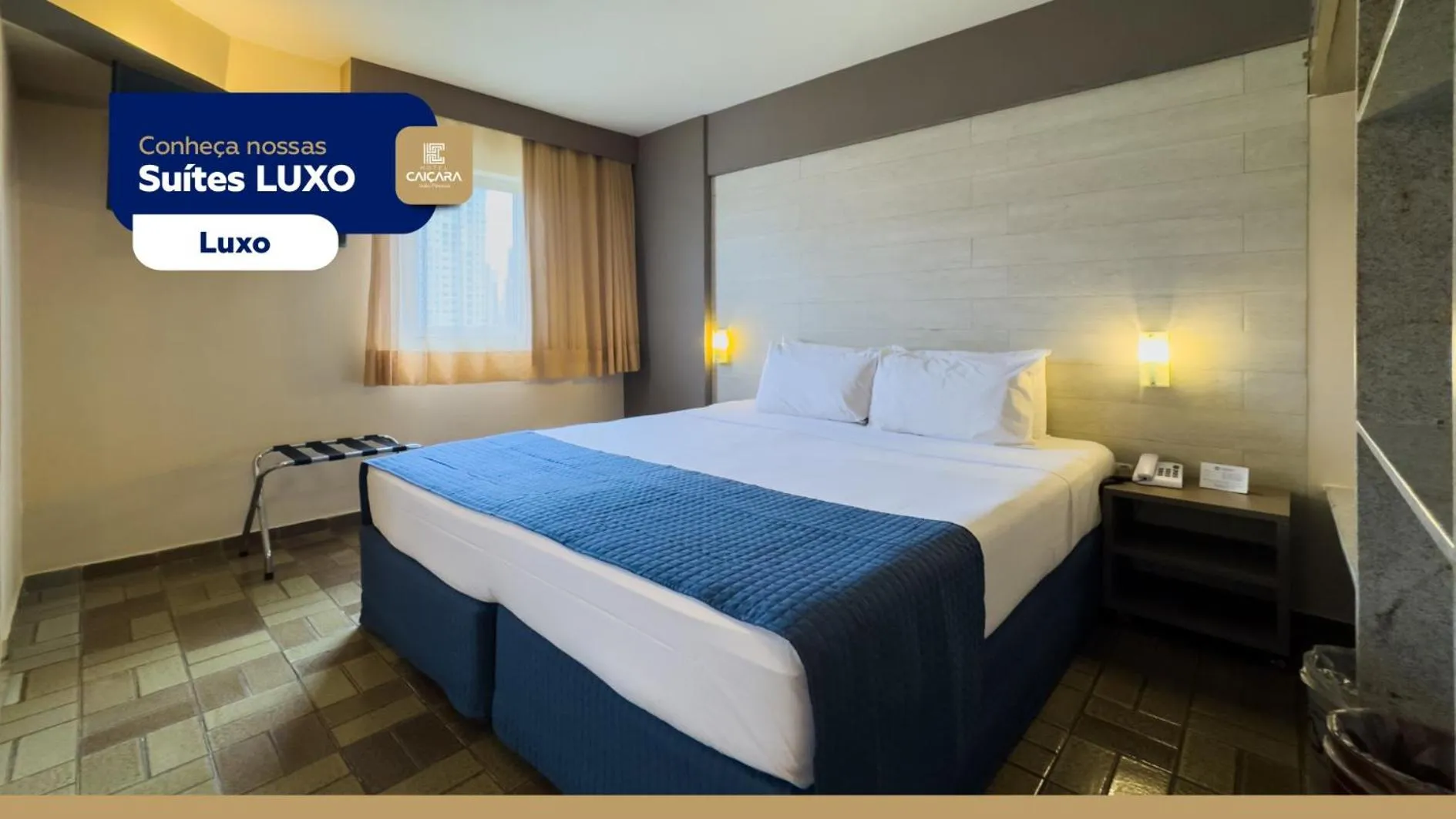 Bed in Hotel Caiçara João Pessoa