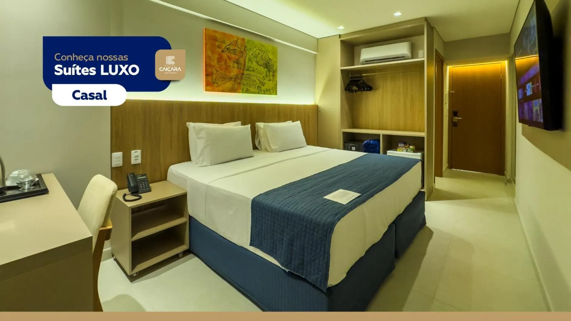 Bed in Hotel Caiçara João Pessoa