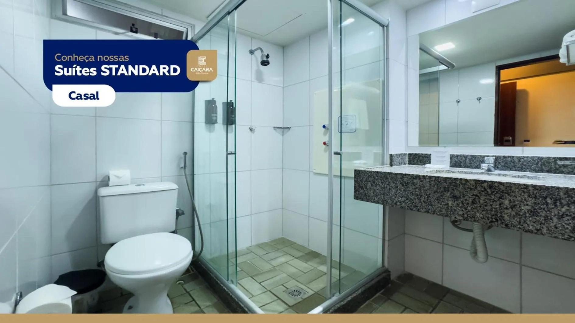 Toilet in Hotel Caiçara João Pessoa