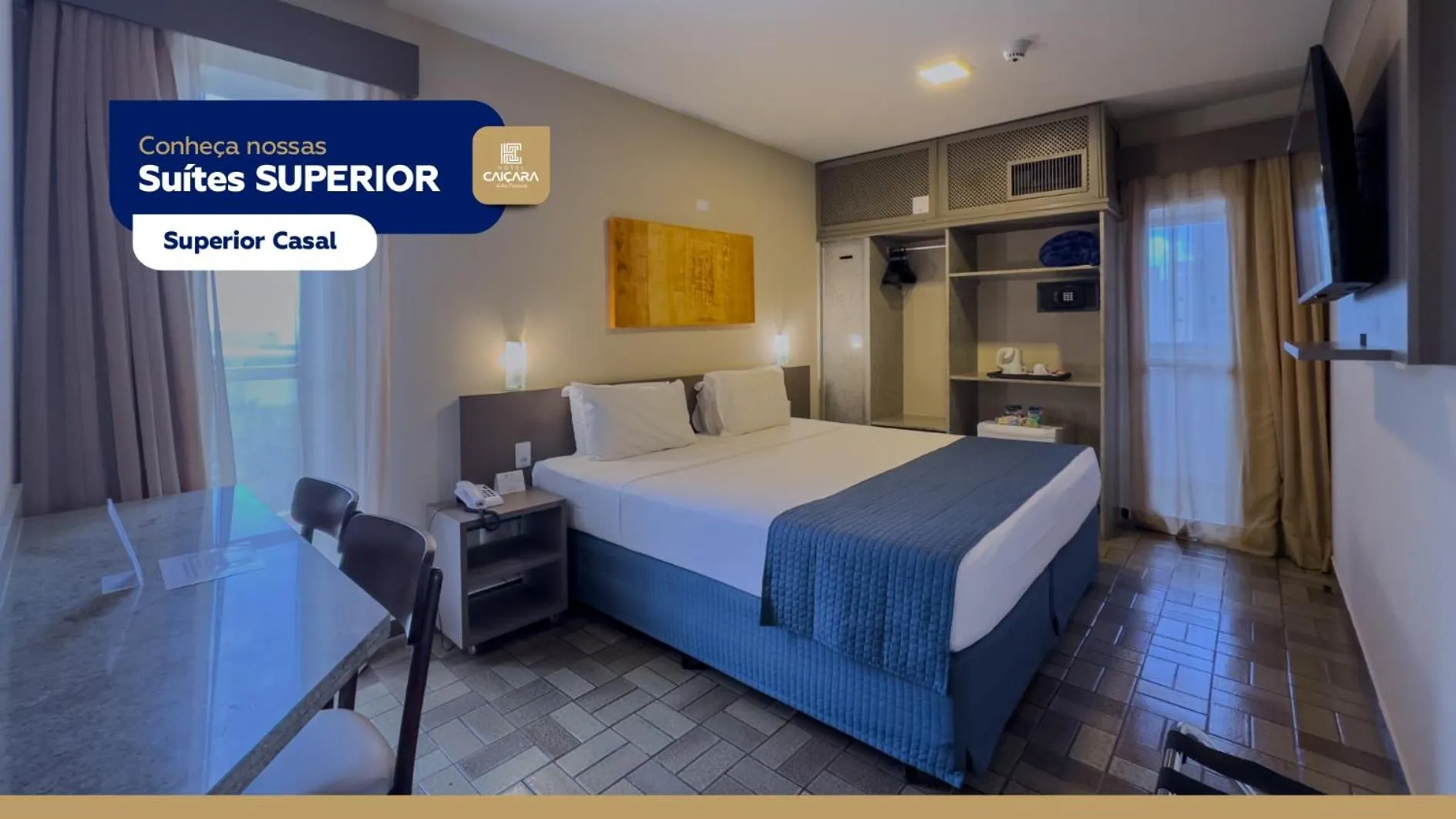 Bed in Hotel Caiçara João Pessoa