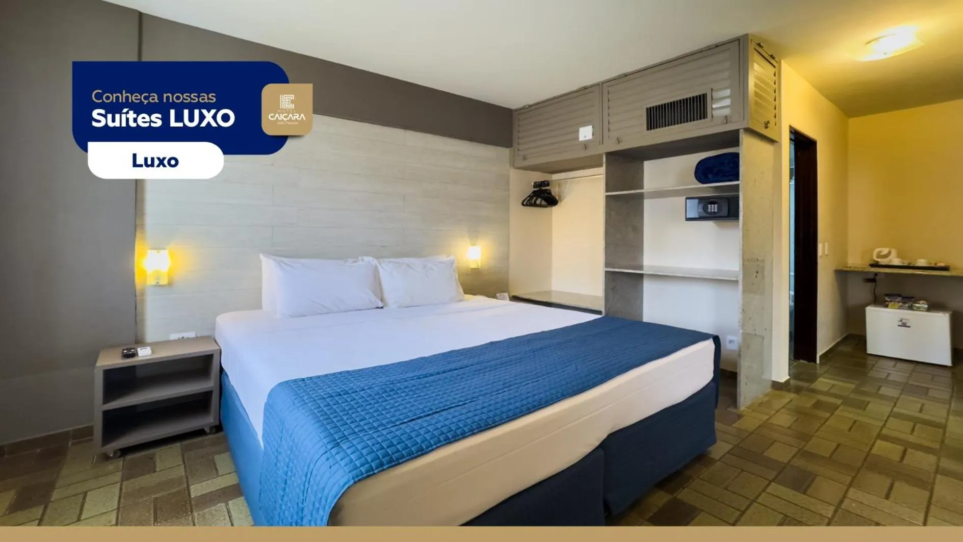 Bed in Hotel Caiçara João Pessoa