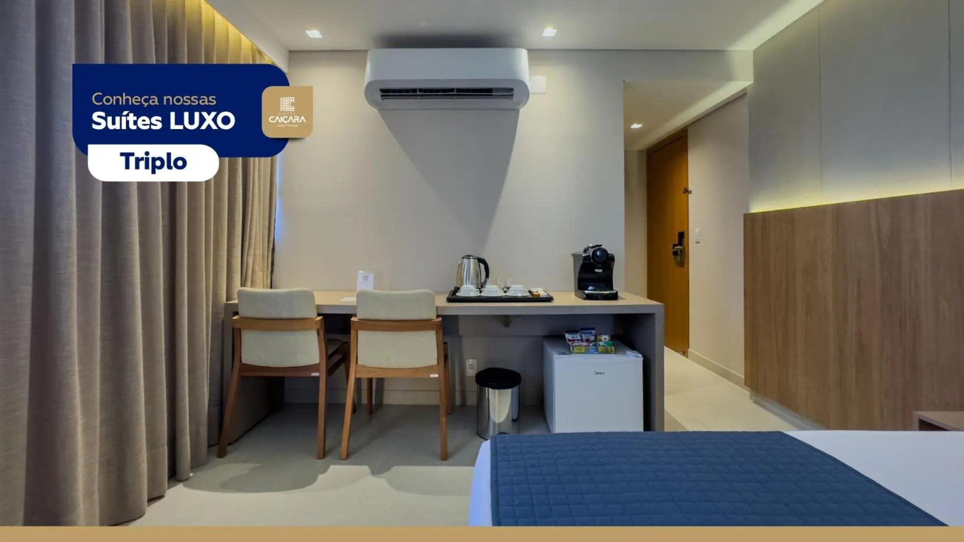 Bed in Hotel Caiçara João Pessoa