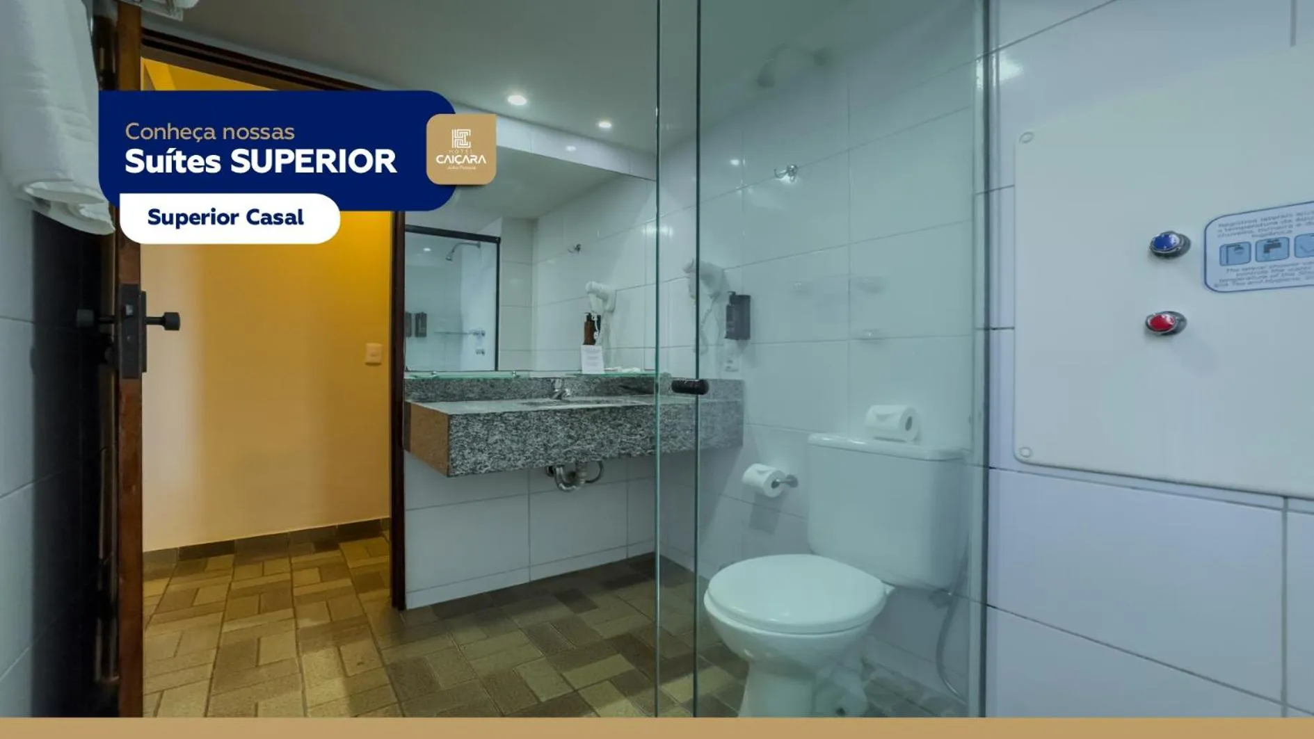 Toilet in Hotel Caiçara João Pessoa