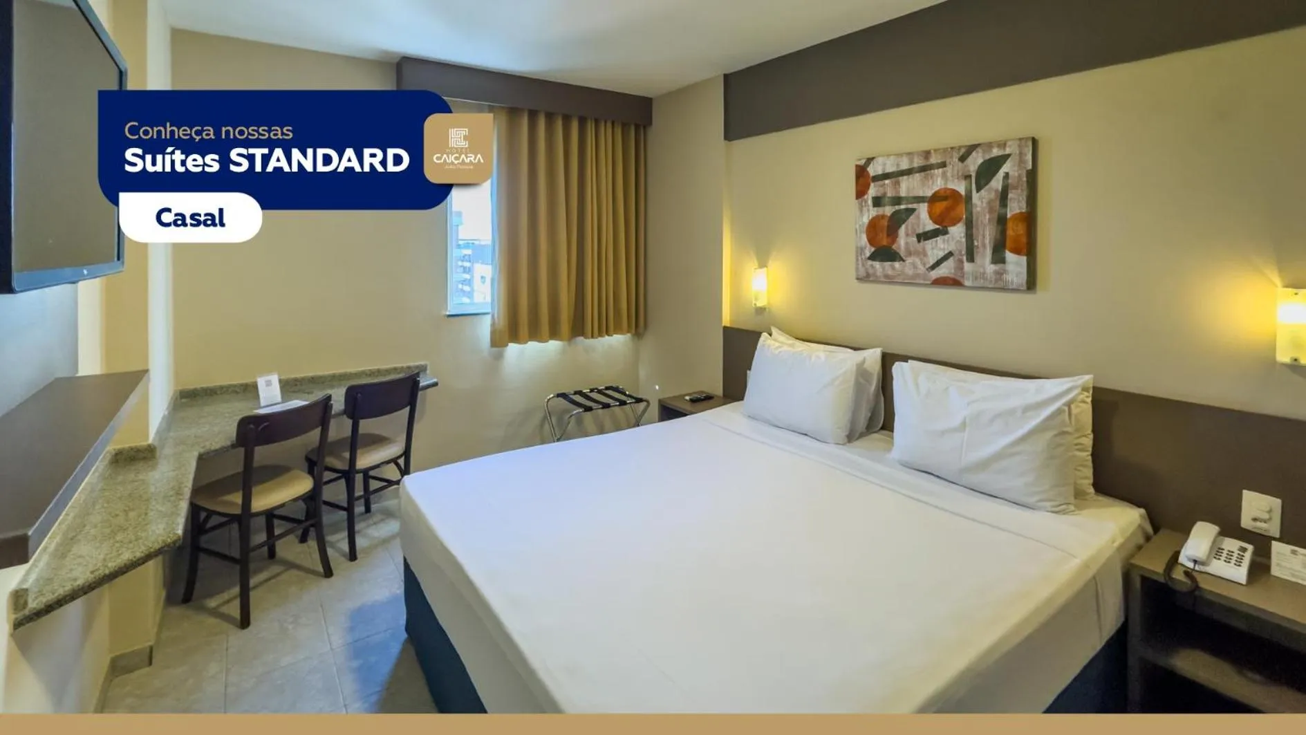 Bed in Hotel Caiçara João Pessoa