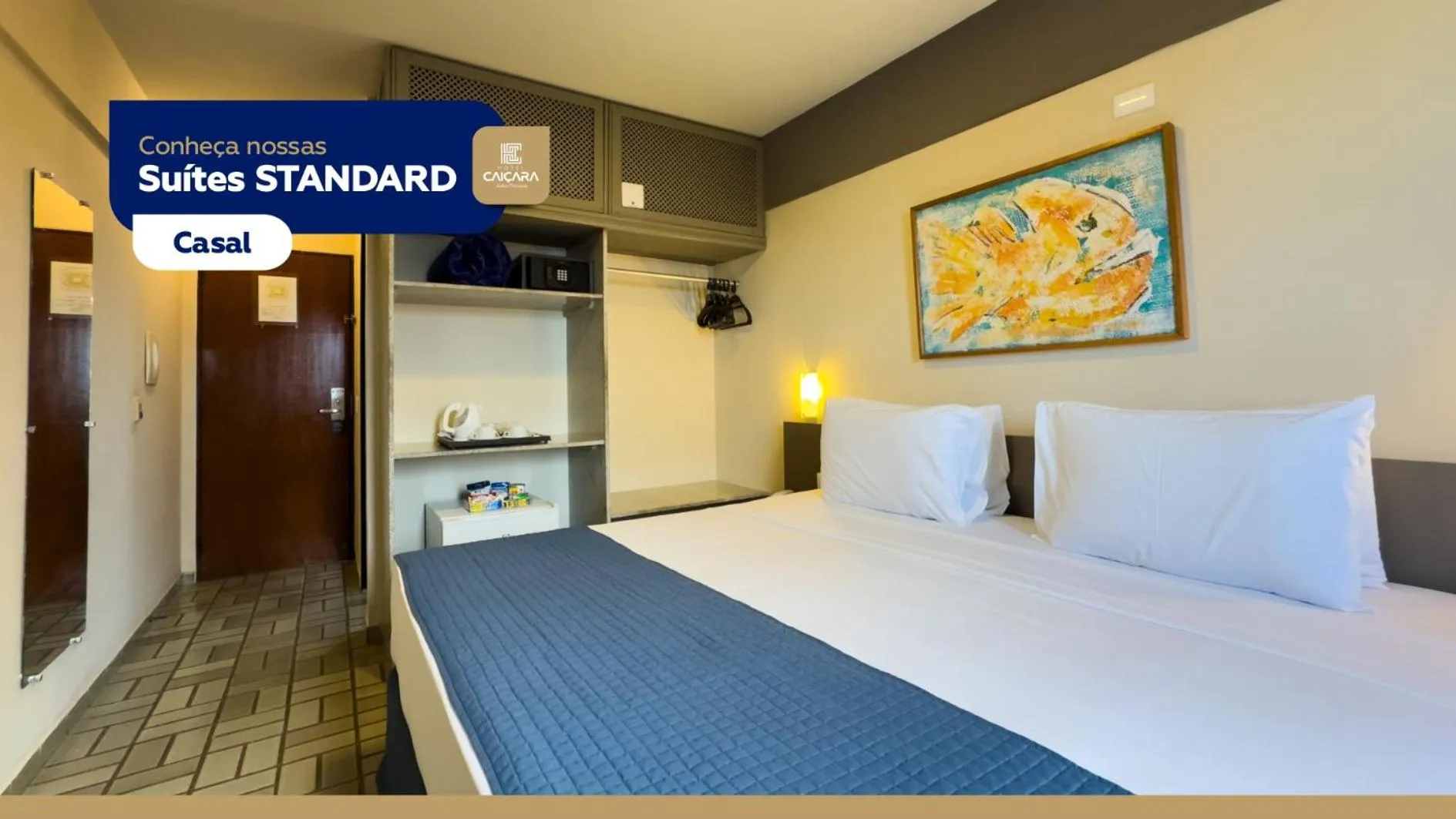 Bed in Hotel Caiçara João Pessoa