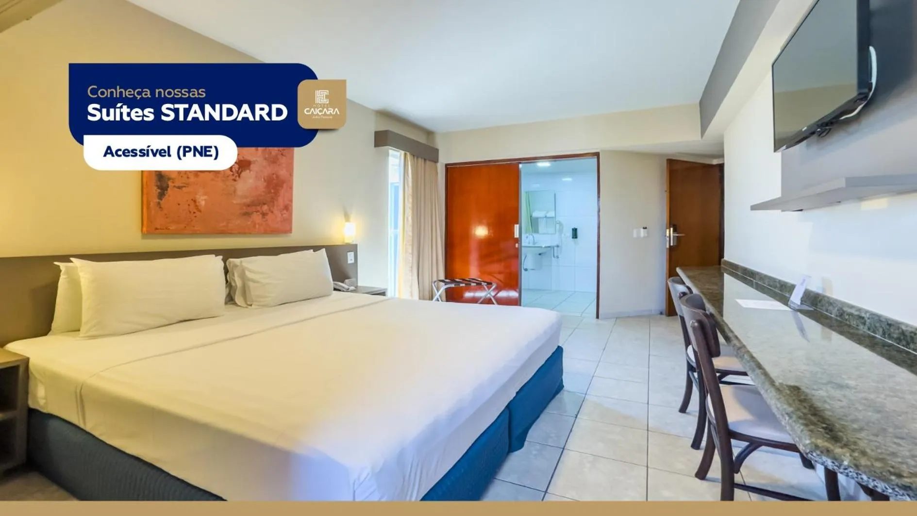 Bed in Hotel Caiçara João Pessoa