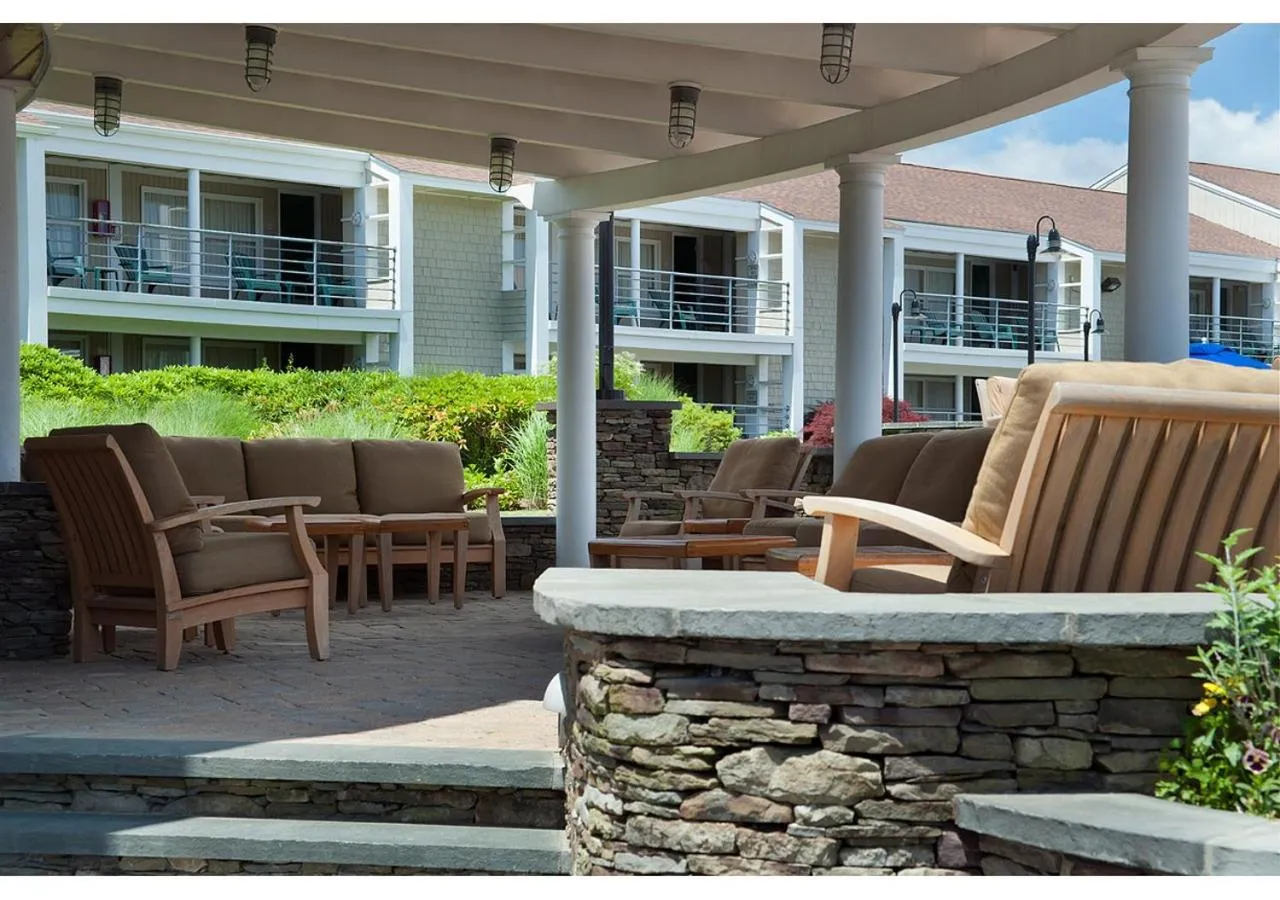 Patio in Hyannis Harbor Hotel