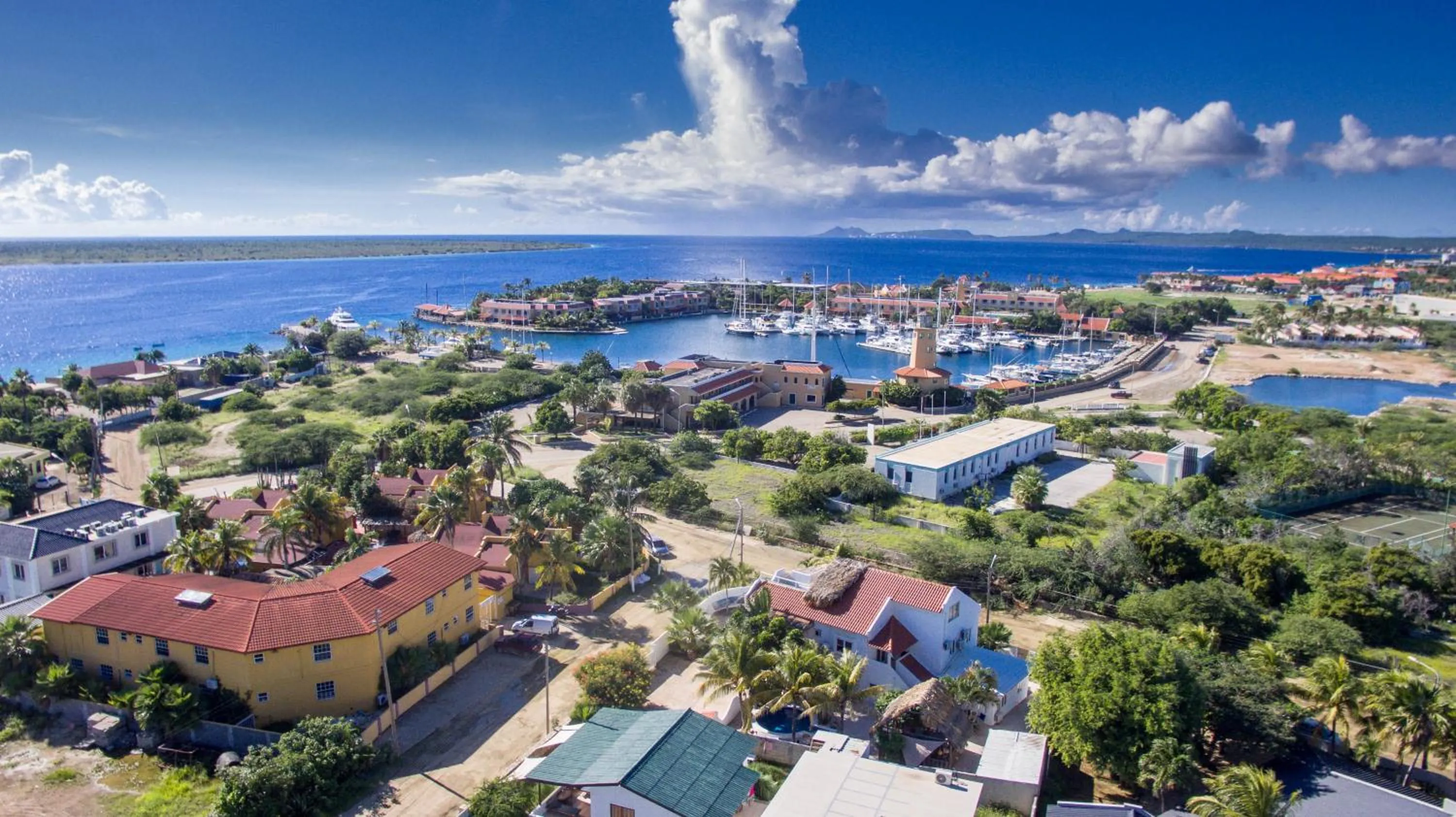 View (from property/room) in BnBBonaire near the ocean