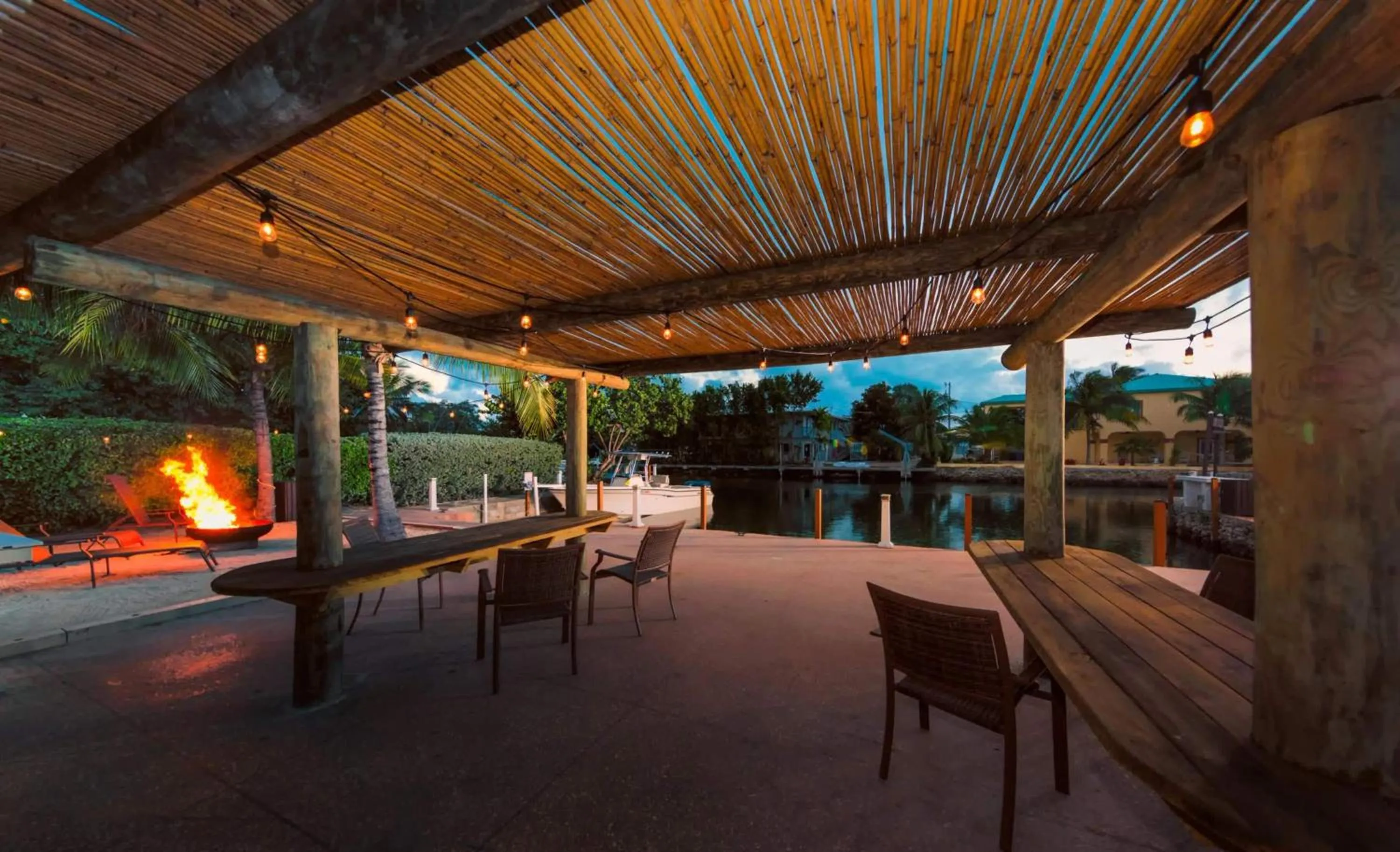 Patio in Creekside Inn