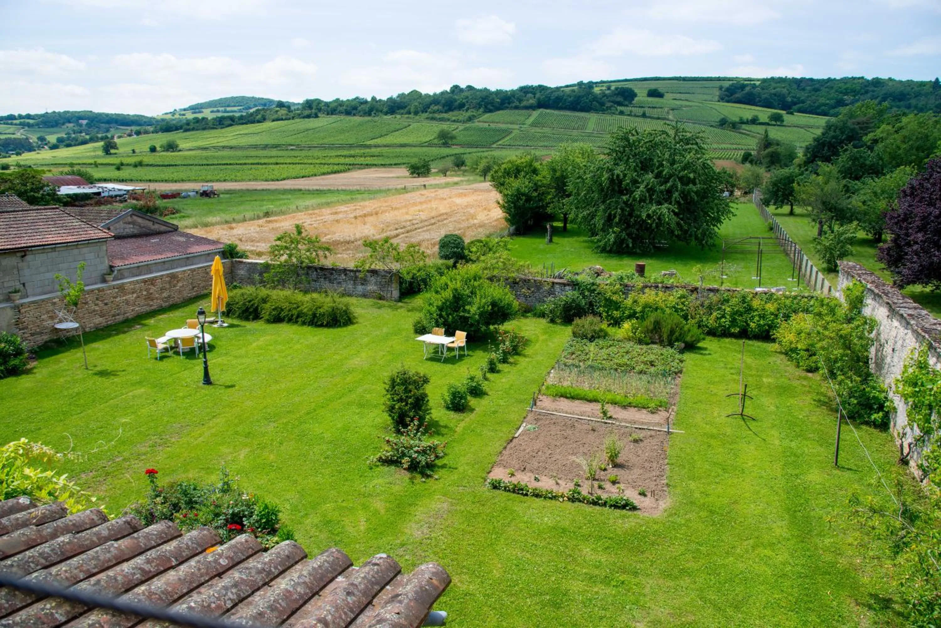 Bird's eye view in Le Logis D'Azé