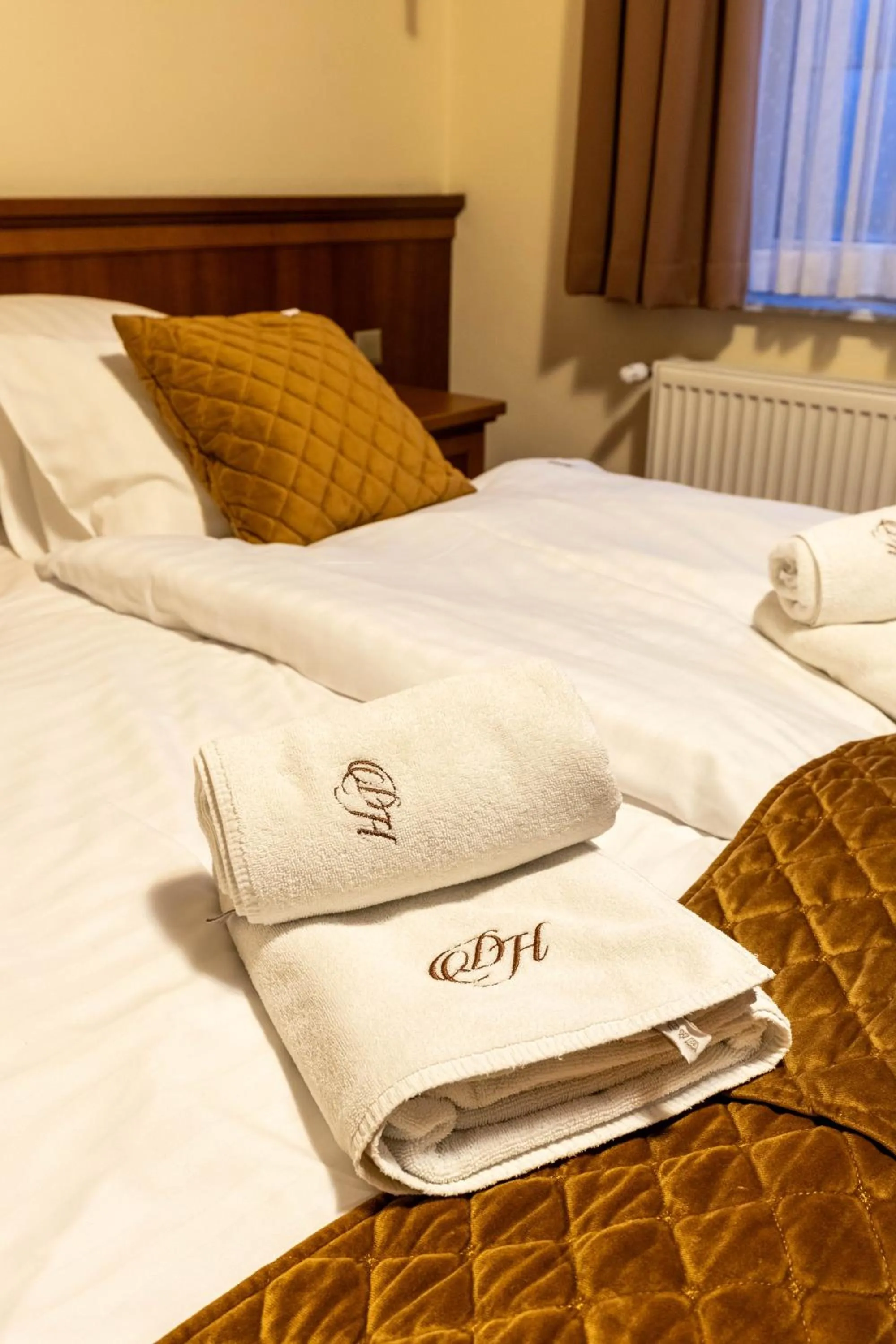 Bedroom, Bed in Hotel Diamond w Białym Dworku