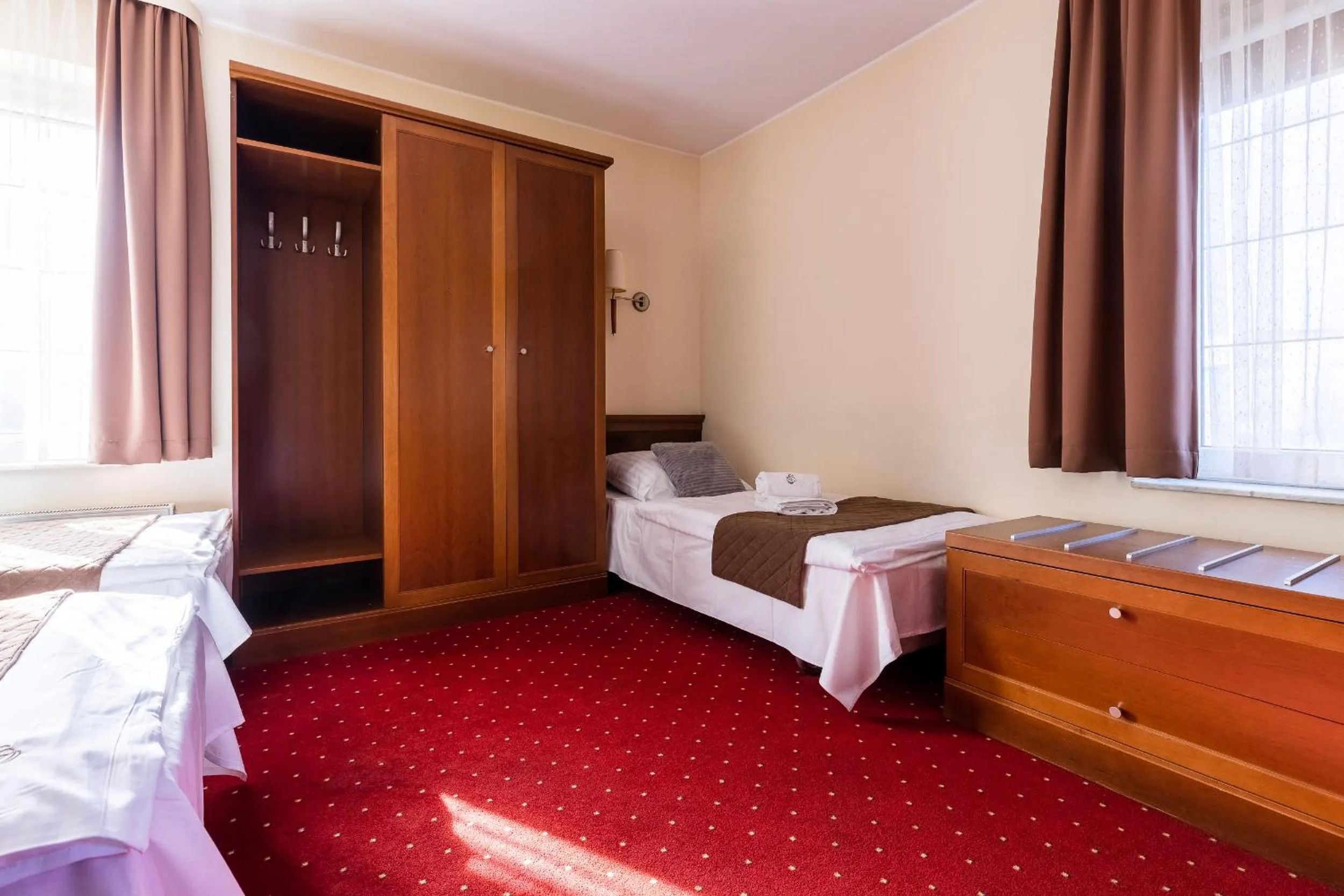 Bedroom, Bed in Hotel Diamond w Białym Dworku